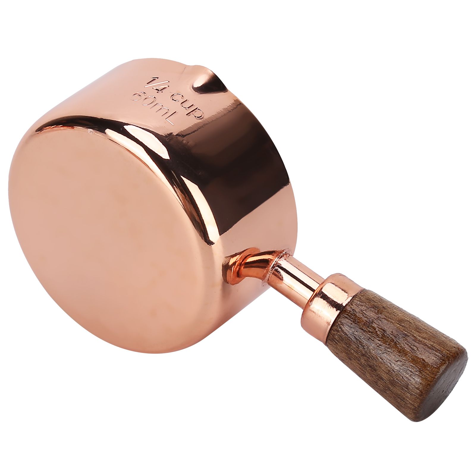 Sauce Pan Wooden Handle Rose Gold Stainless Steel Sauce Pot for Cooking view 8