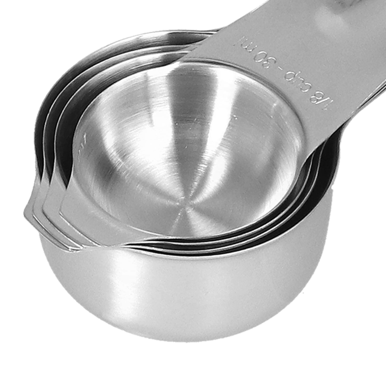 7Pcs/Set Stainless Steel Measuring Cup Measuring Spoon with Scale Baking Tool view 13