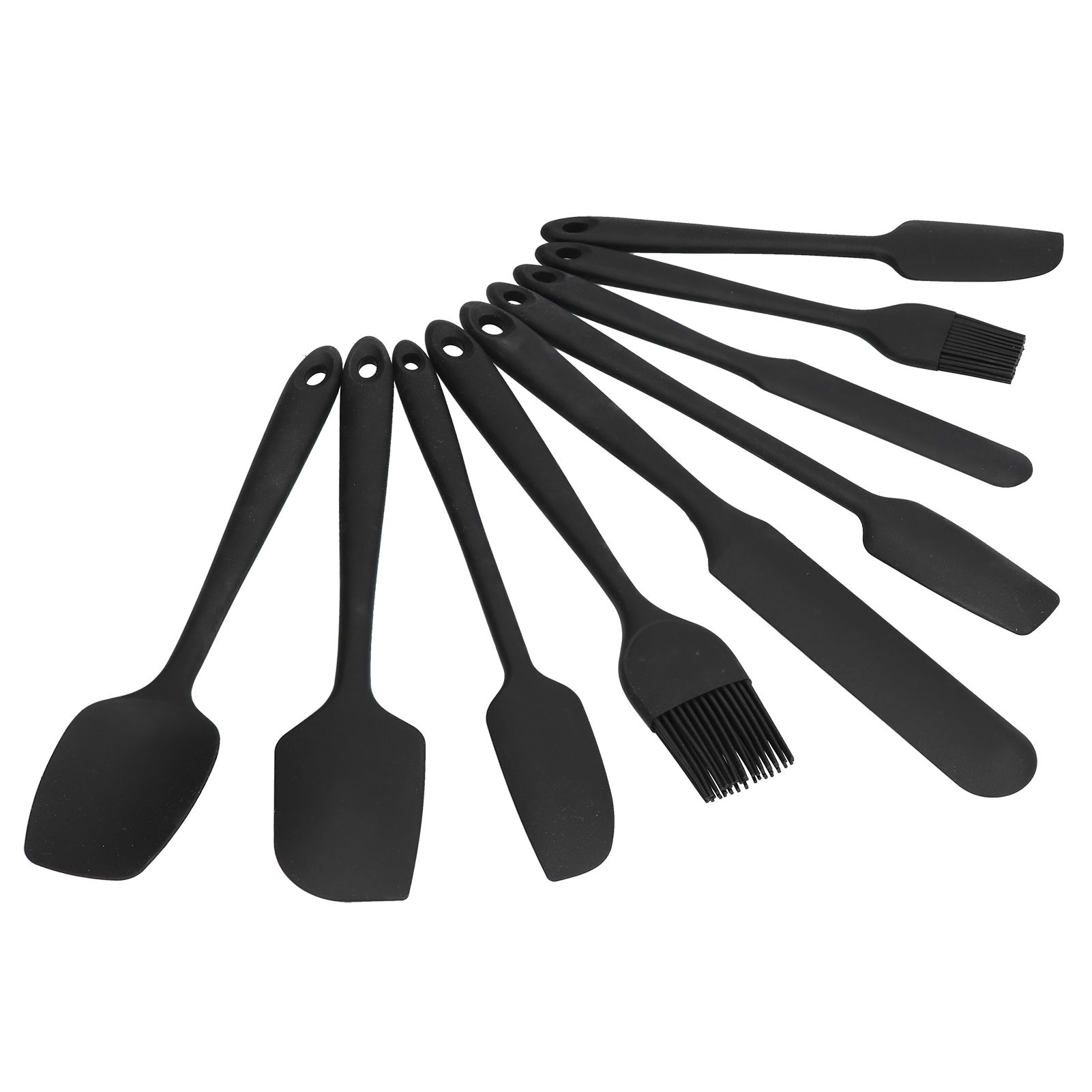 9Pcs Mini Spatula Set Flexible Hand Held Jam Cake Cream Cooking Brush for view 4