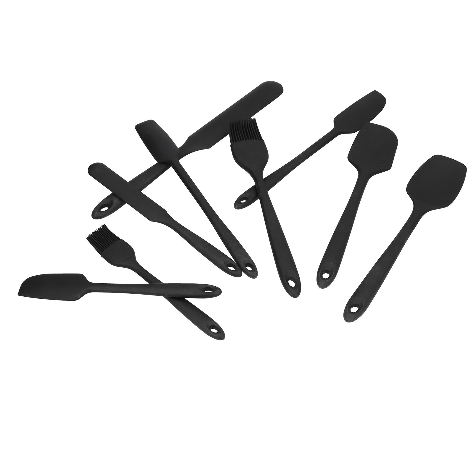 9Pcs Mini Spatula Set Flexible Hand Held Jam Cake Cream Cooking Brush for view 6
