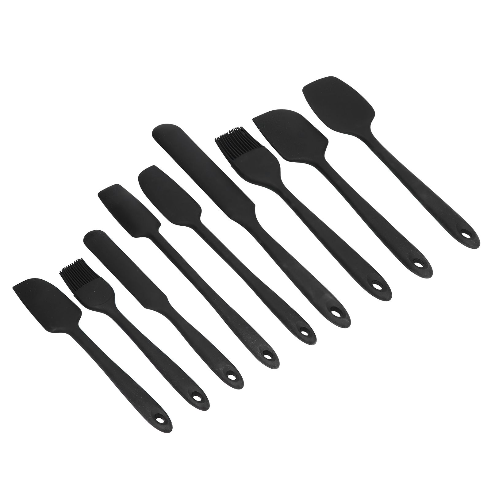 9Pcs Mini Spatula Set Flexible Hand Held Jam Cake Cream Cooking Brush for view 9