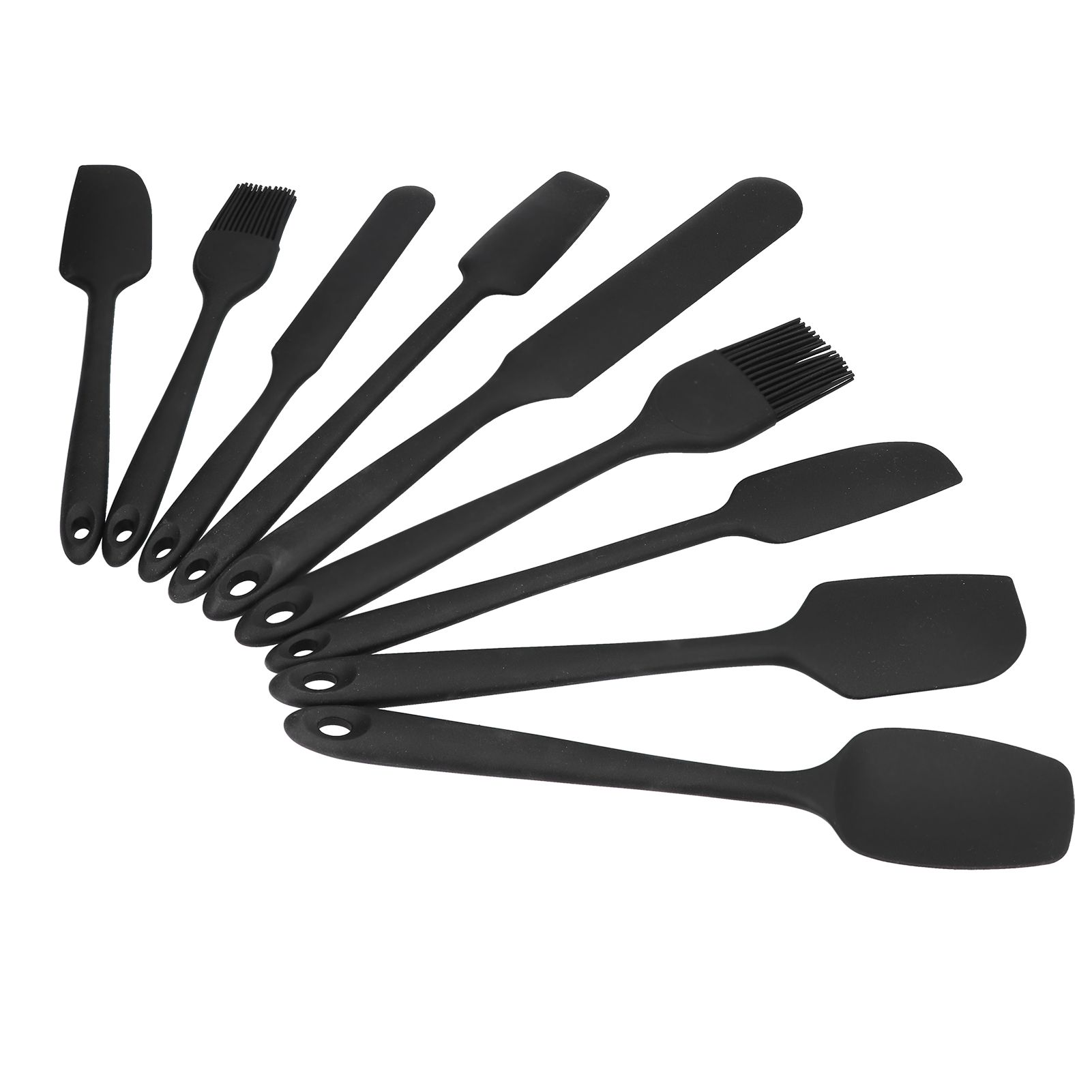 9Pcs Mini Spatula Set Flexible Hand Held Jam Cake Cream Cooking Brush for view 15
