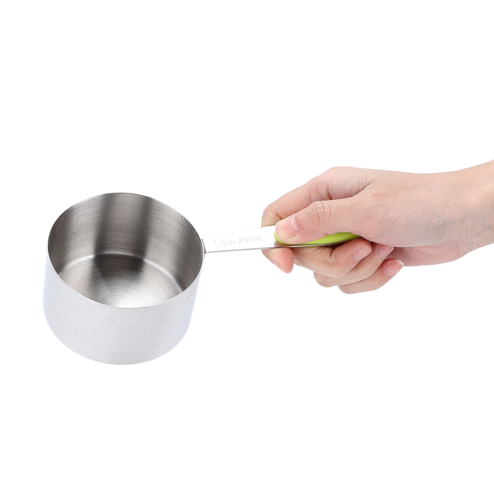 10Pcs/Set Stainless Steel Spoon Kitchen Baking Tools with Silicone Handle view 14