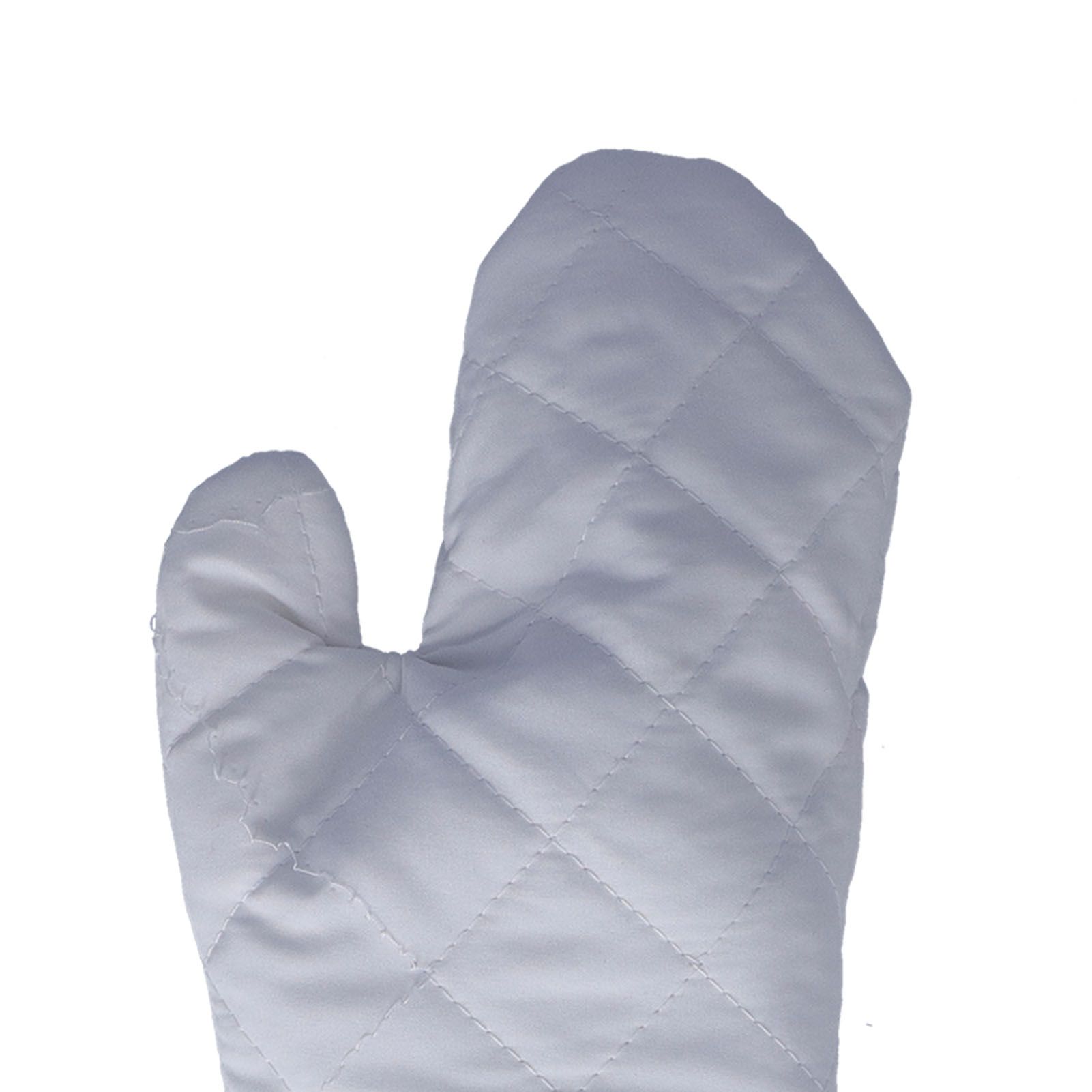 Silicone Oven Mitts with Cotton Heat Insulated Anti Scalding Baking Gloves for view 15