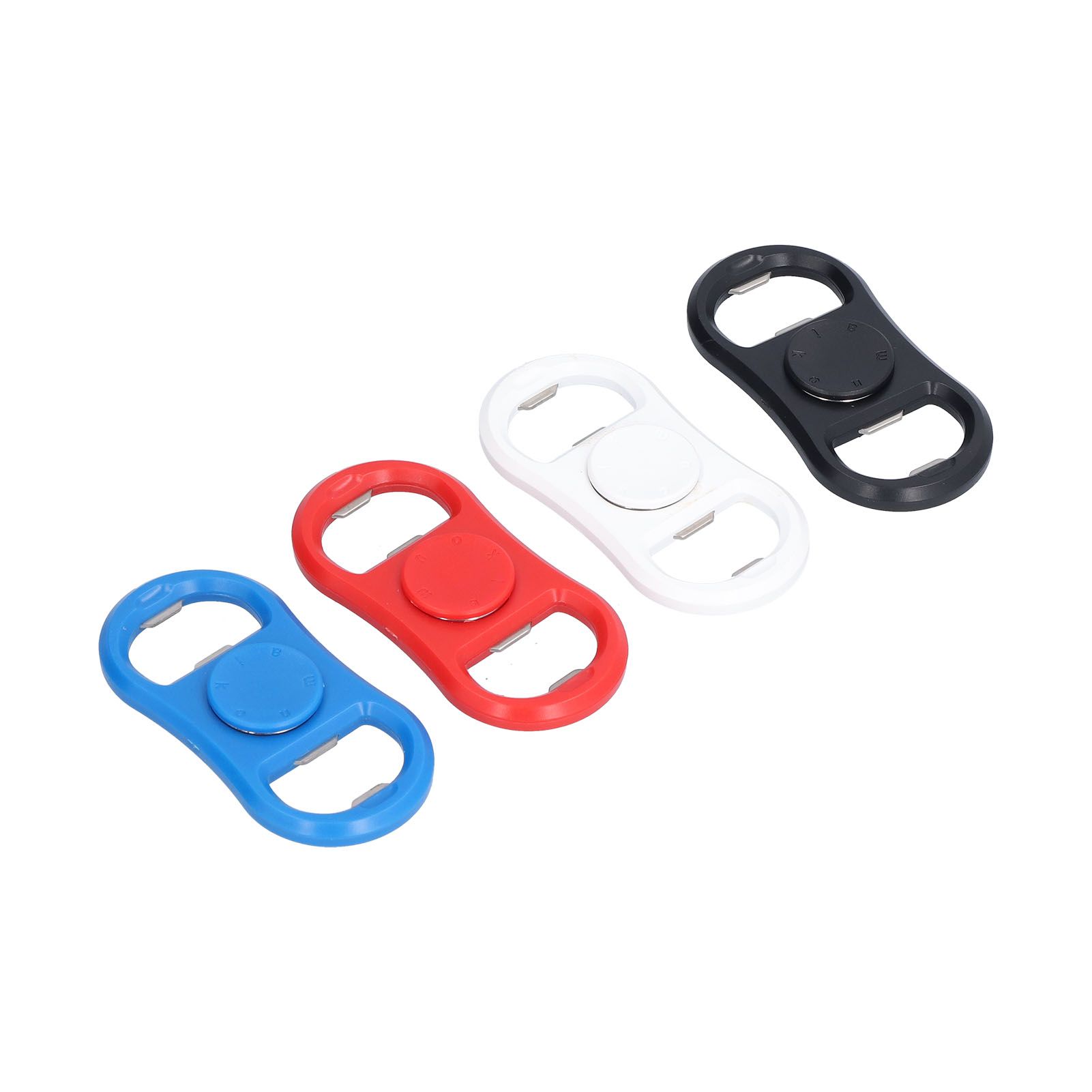 4Pcs Portable Manual Double Head Beer Bottle Opener Hand Decompression Toy view 4