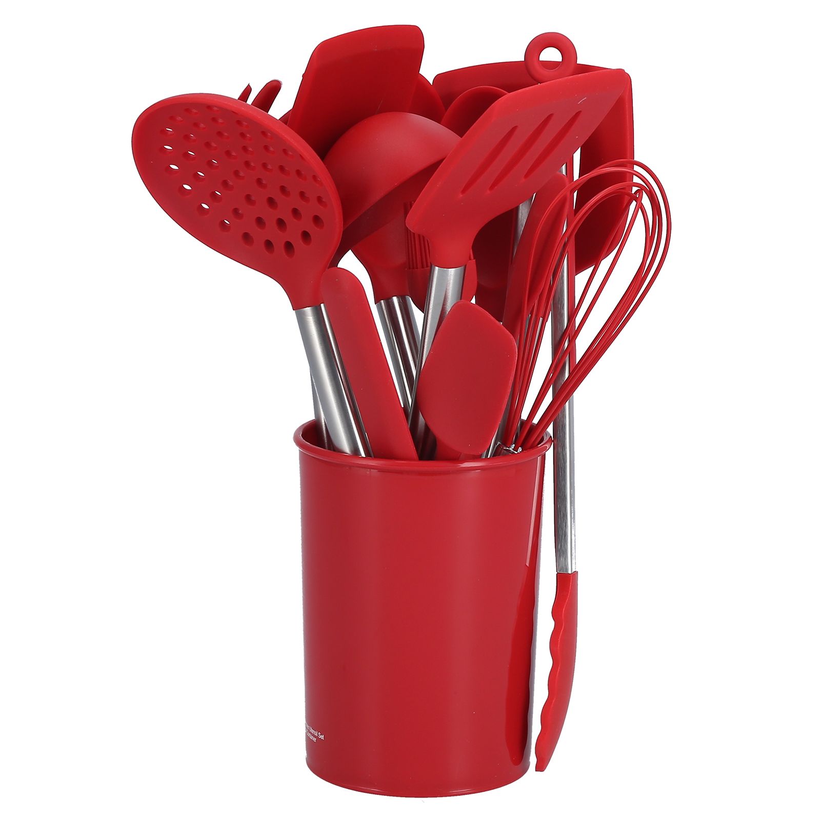 15PCS/Set Silicone Cooking Utensil Set with Stainless Steel Handle Kitchen view 3
