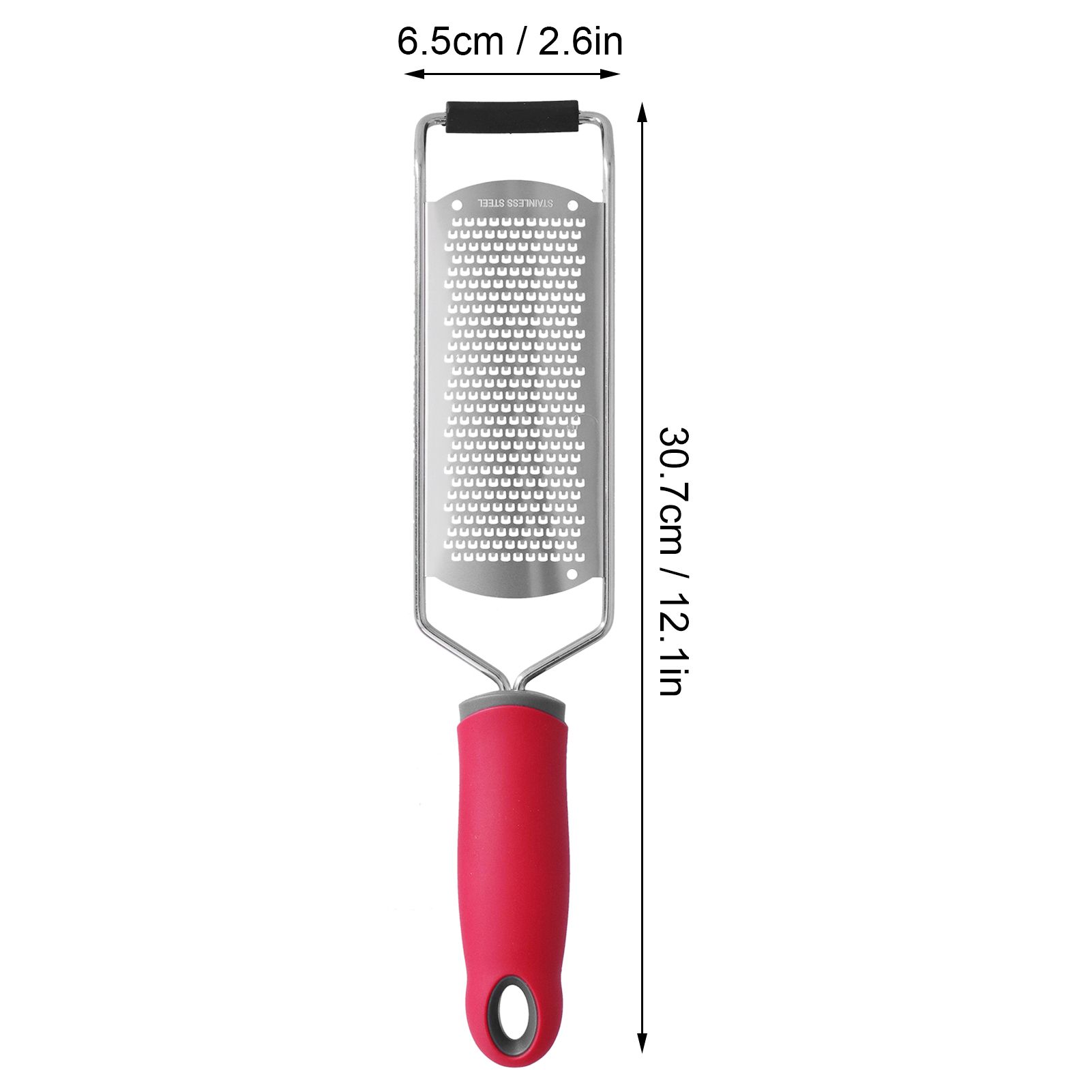 Stainless Steel Cheese Grater Multifucntional Lemon Chocolate Zester with Non view 13
