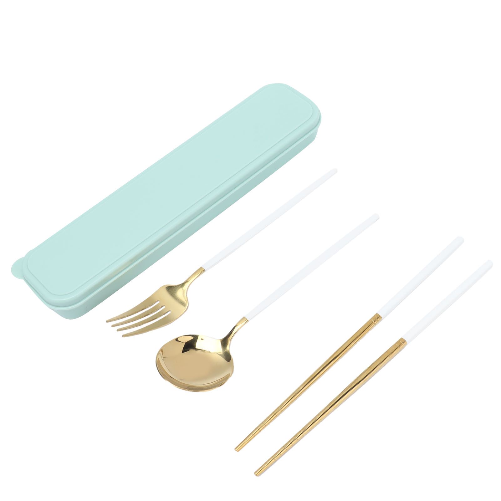 Portable Cutlery Set Stainless Steel Tableware Anti Corrosion Non Slip Anti view 5
