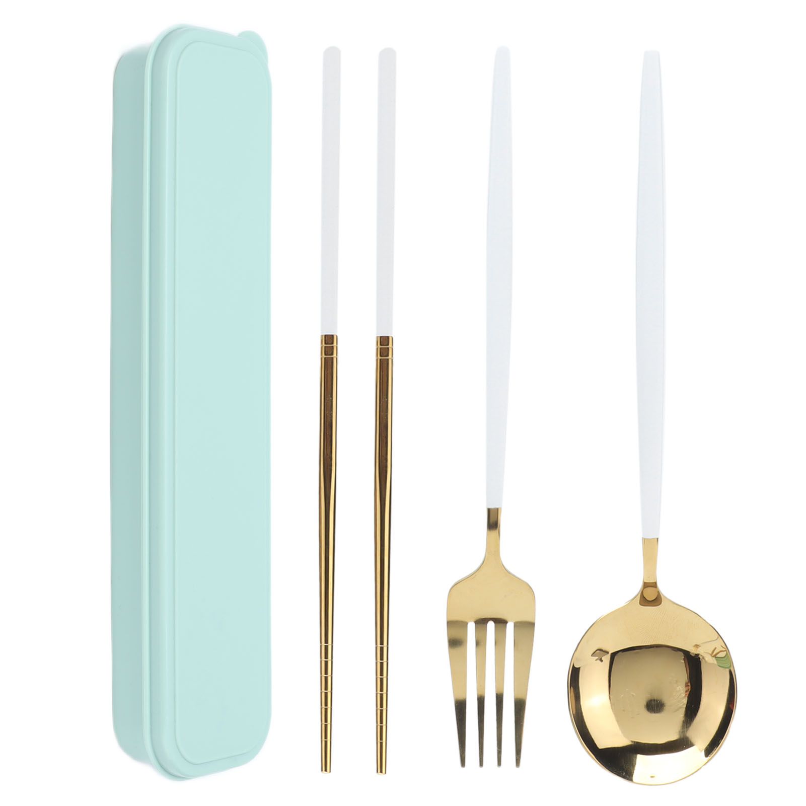 Portable Cutlery Set Stainless Steel Tableware Anti Corrosion Non Slip Anti view 7