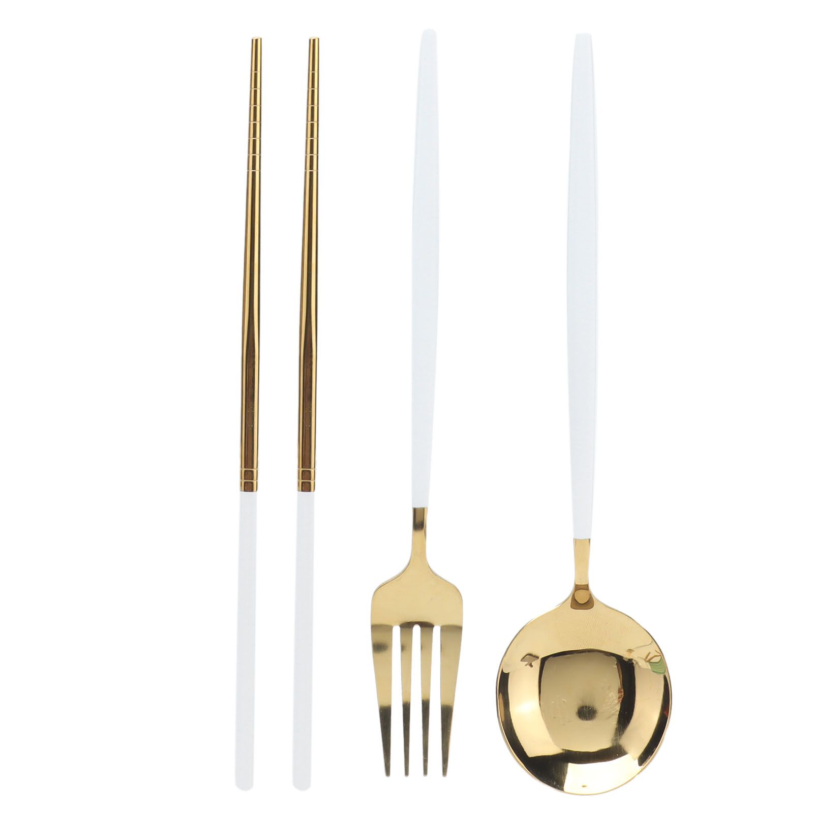 Portable Cutlery Set Stainless Steel Tableware Anti Corrosion Non Slip Anti view 10