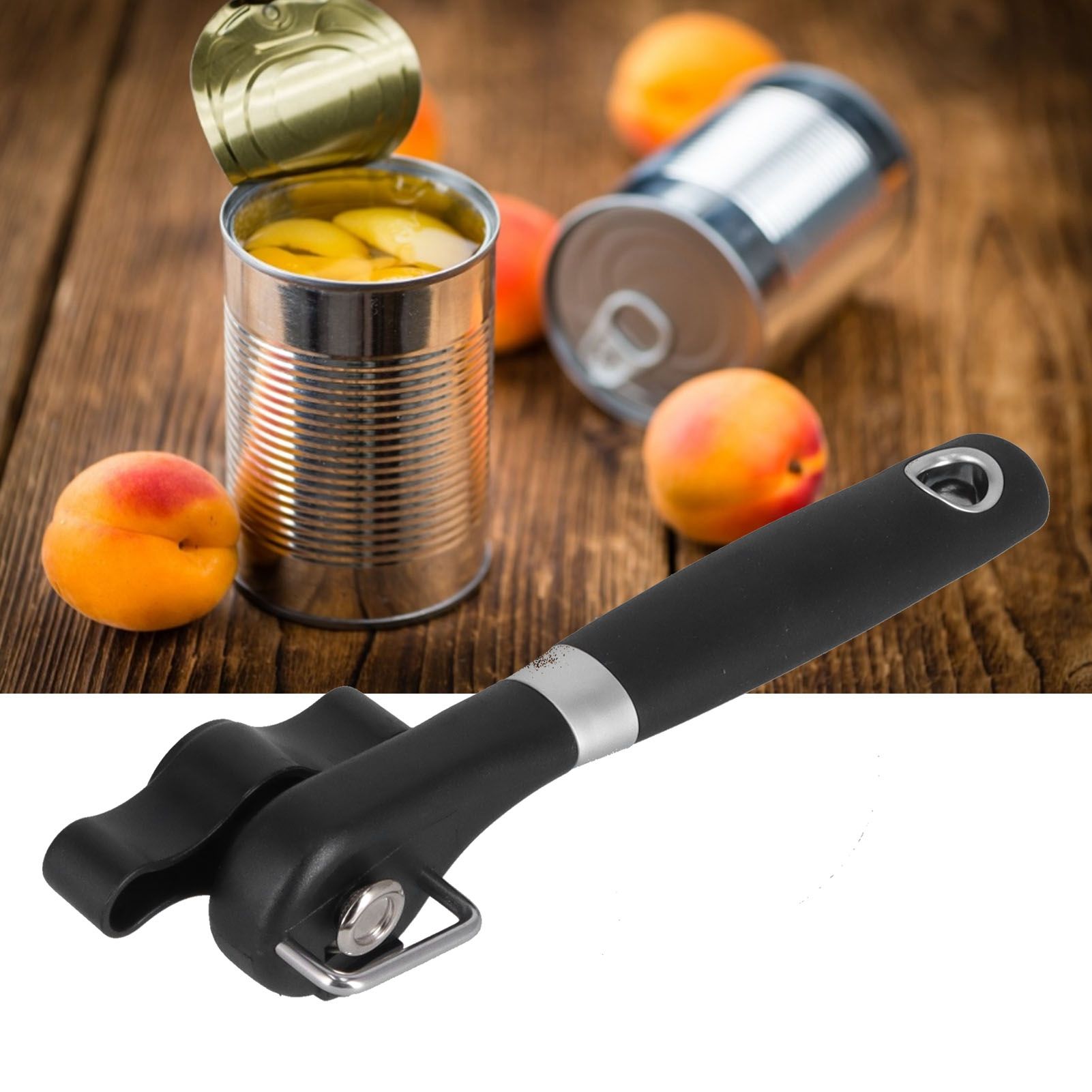 Manual Can Opener Stainless Steel Bottle Opener with Smooth Edge and Non Slip view 11