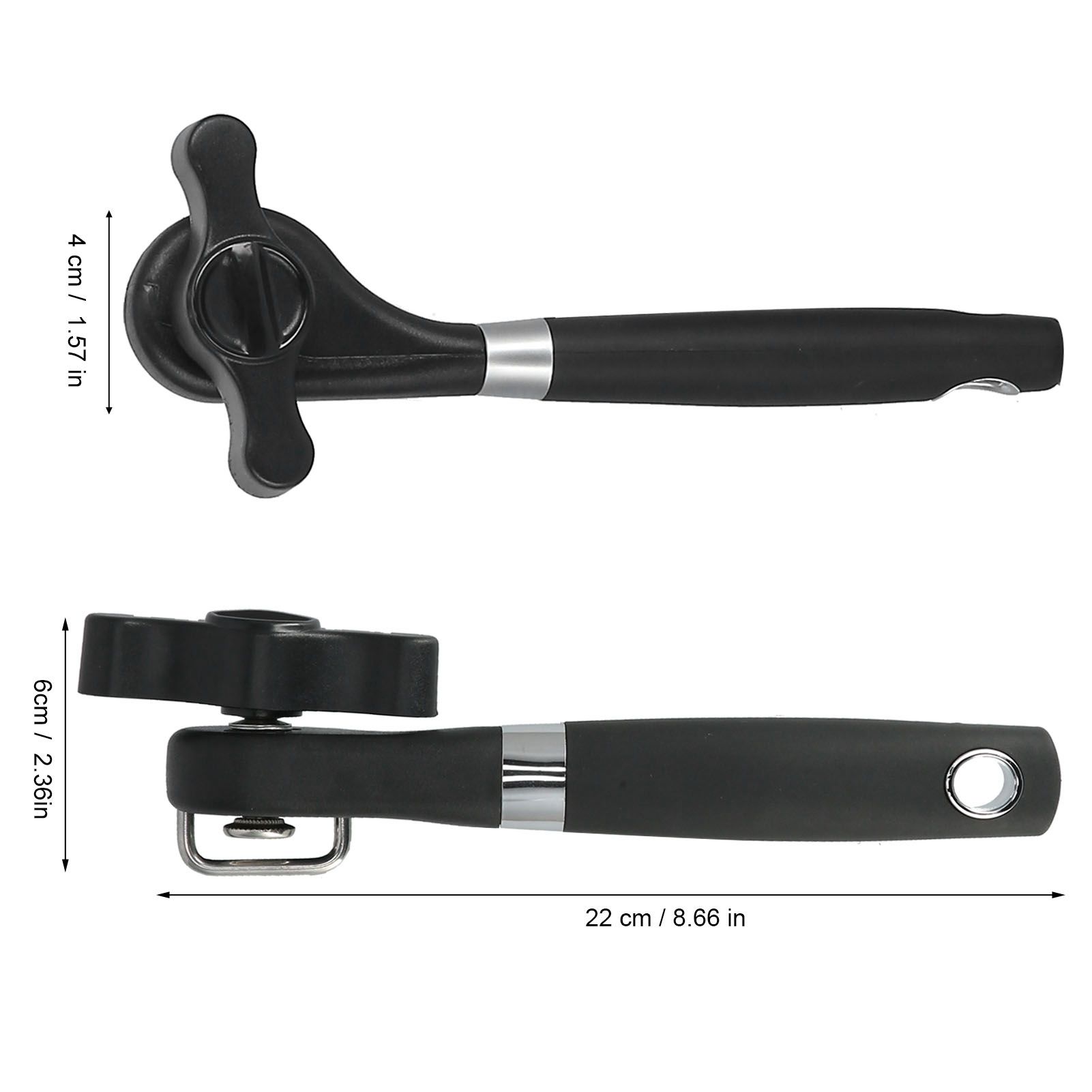 Manual Can Opener Stainless Steel Bottle Opener with Smooth Edge and Non Slip view 13
