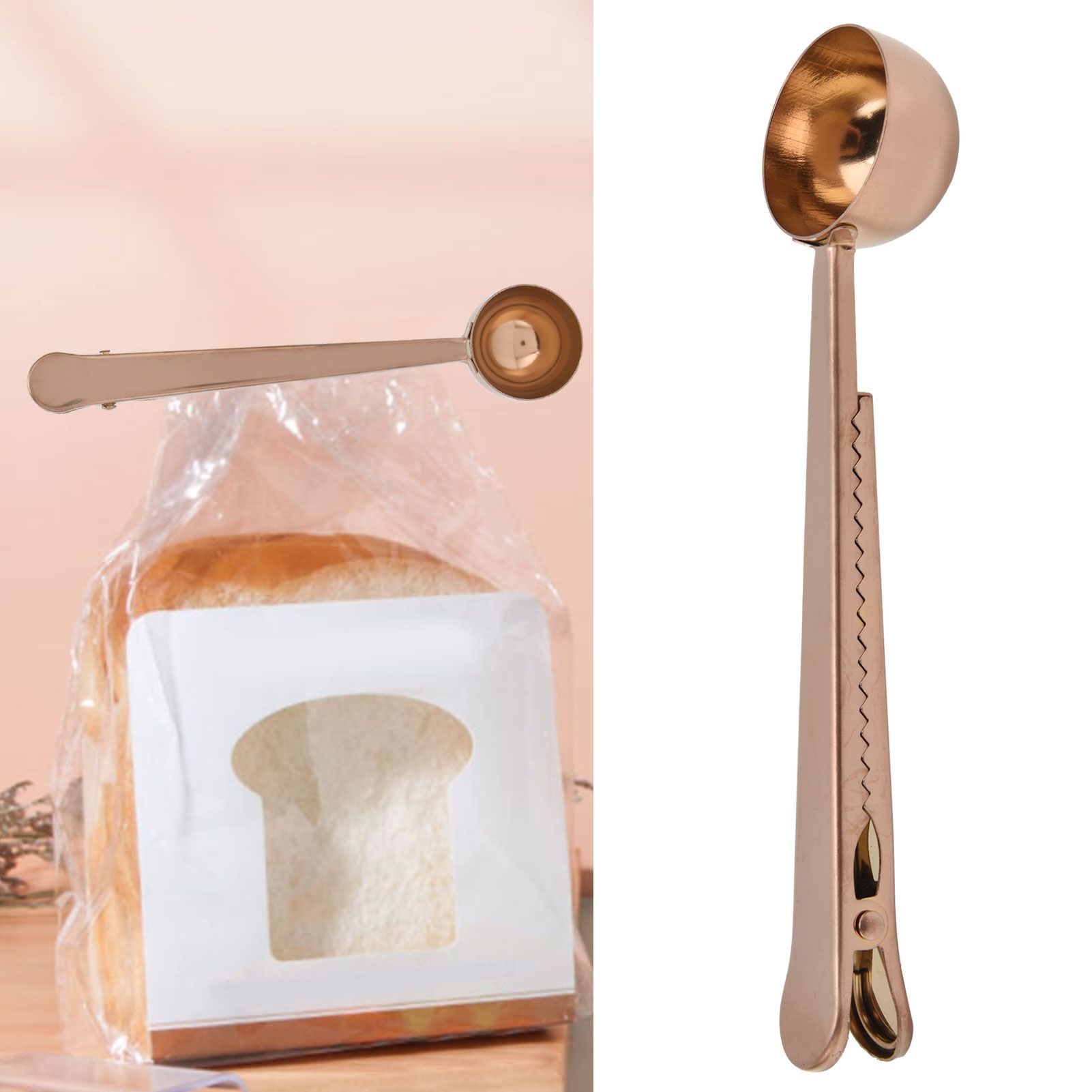 Stainless Steel Coffee Clip Spoon Multifunctional Milk Powder Measuring Spoon view 12
