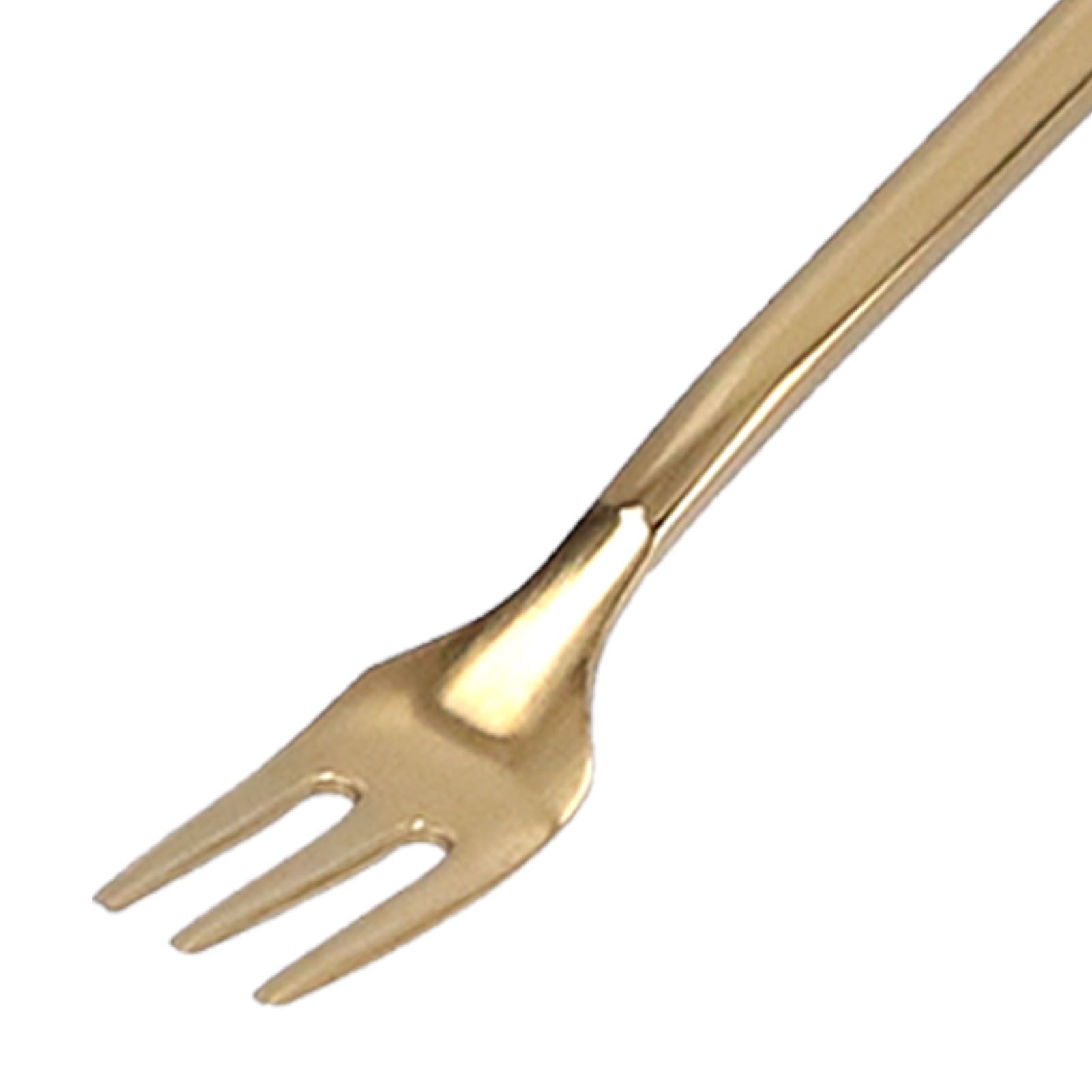 4Pcs 304 Stainless Steel Coffee Spoon Long Handle Coffee Spoon and Fork with view 15