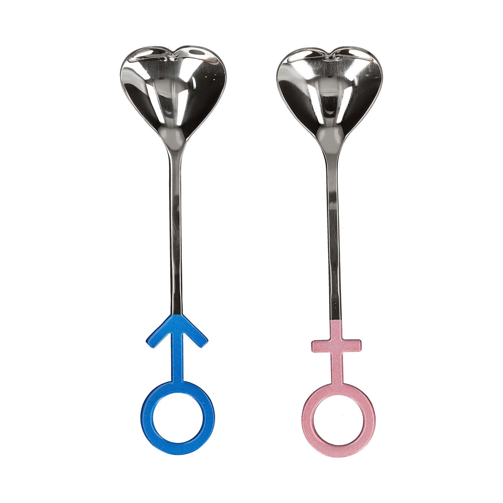 Innovative Heart Shaped Couple Spoon 304 Stainless Steel Spoon for Kitchen view 3