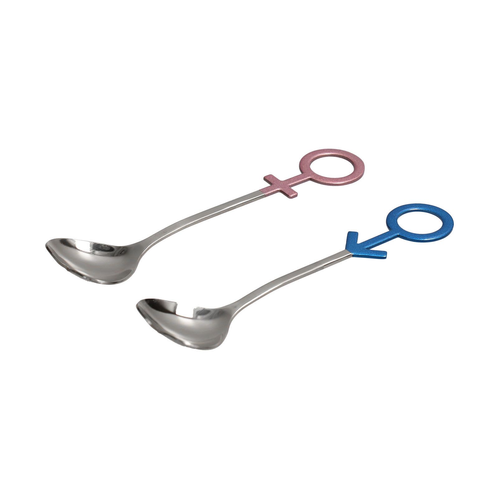 Innovative Heart Shaped Couple Spoon 304 Stainless Steel Spoon for Kitchen view 7