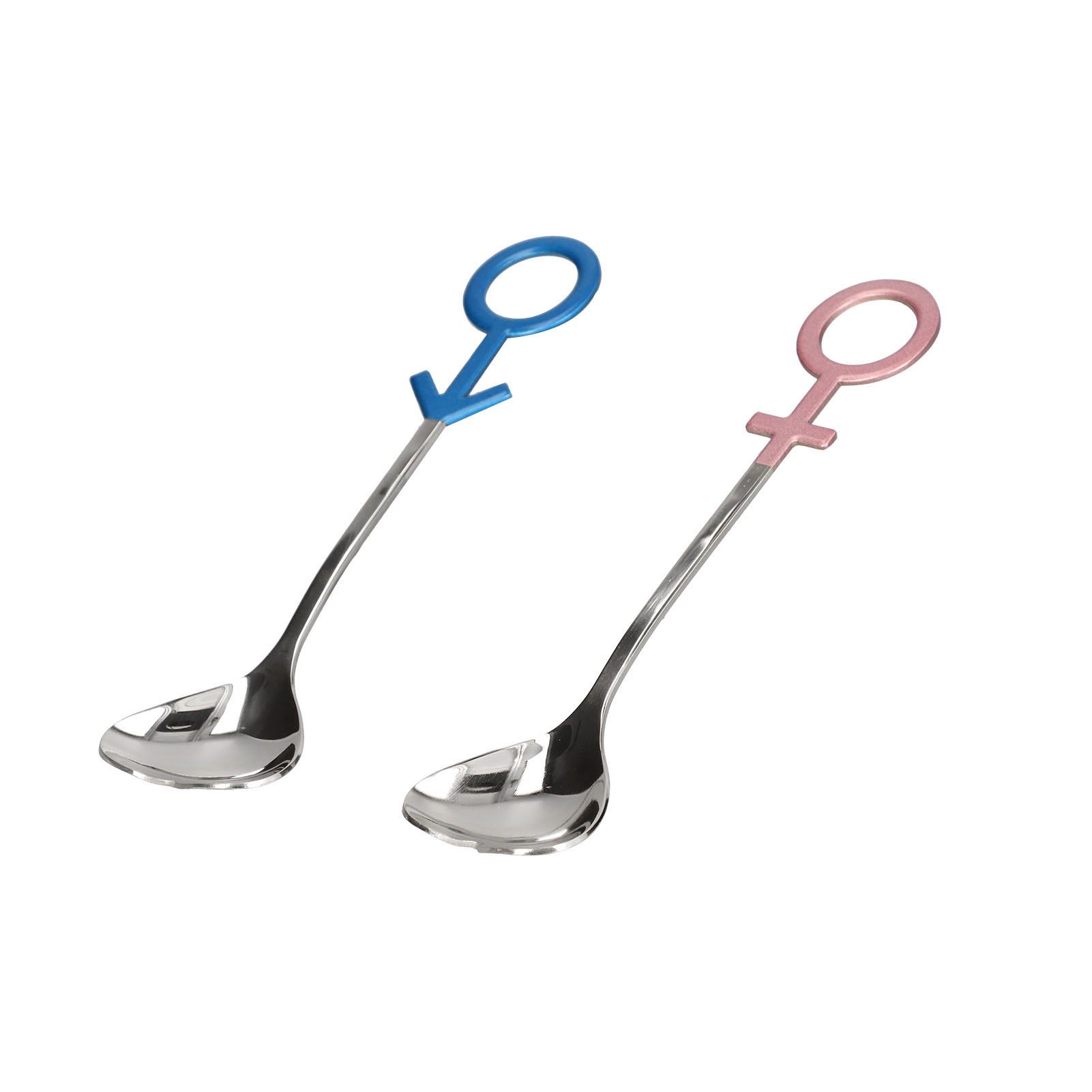 Innovative Heart Shaped Couple Spoon 304 Stainless Steel Spoon for Kitchen view 10