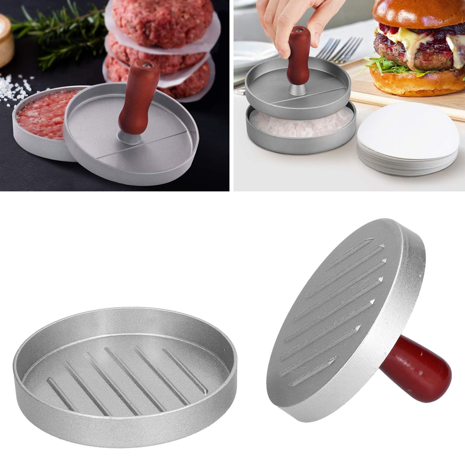 Hamburger Press Non Stick Cookware Multifunction Excellent Kitchen Utensils view 11
