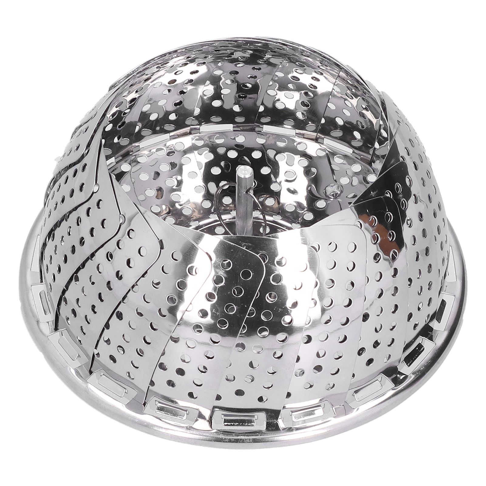 Stainless Steel Steamer Basket 28cm Diameter Retractable Foldable Steaming view 8