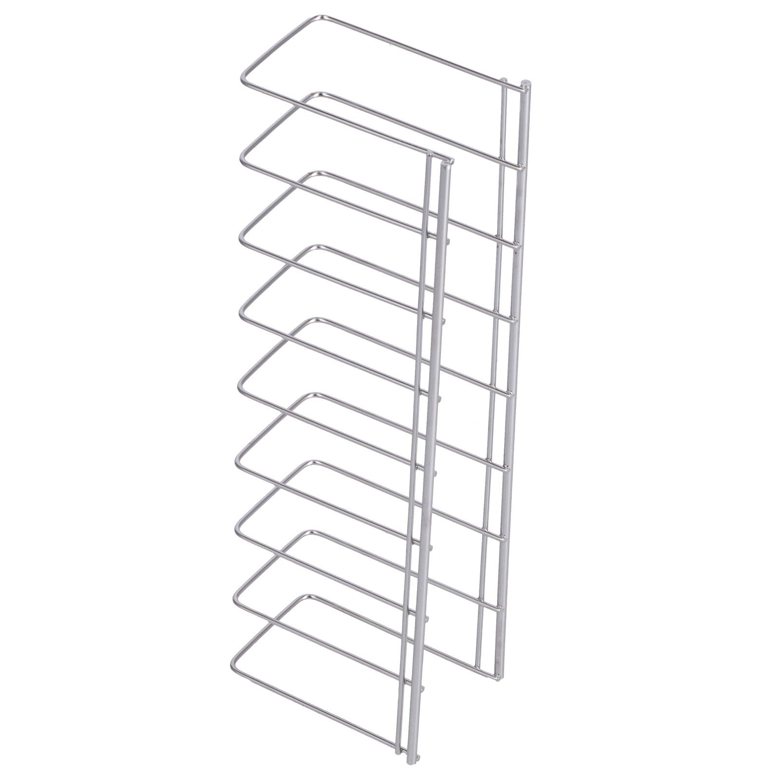 Kitchen Organizer Rack Multiple Use Dish Drying Rack for Plates Baking Pan Pot view 3