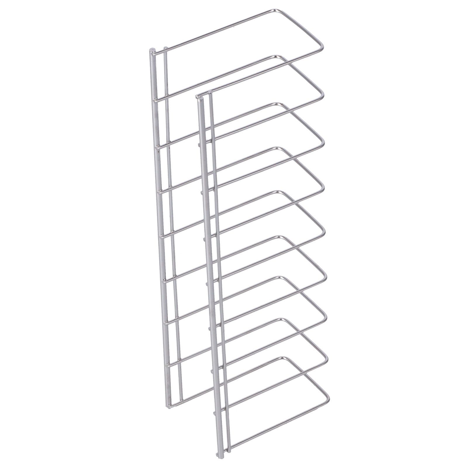 Kitchen Organizer Rack Multiple Use Dish Drying Rack for Plates Baking Pan Pot view 4