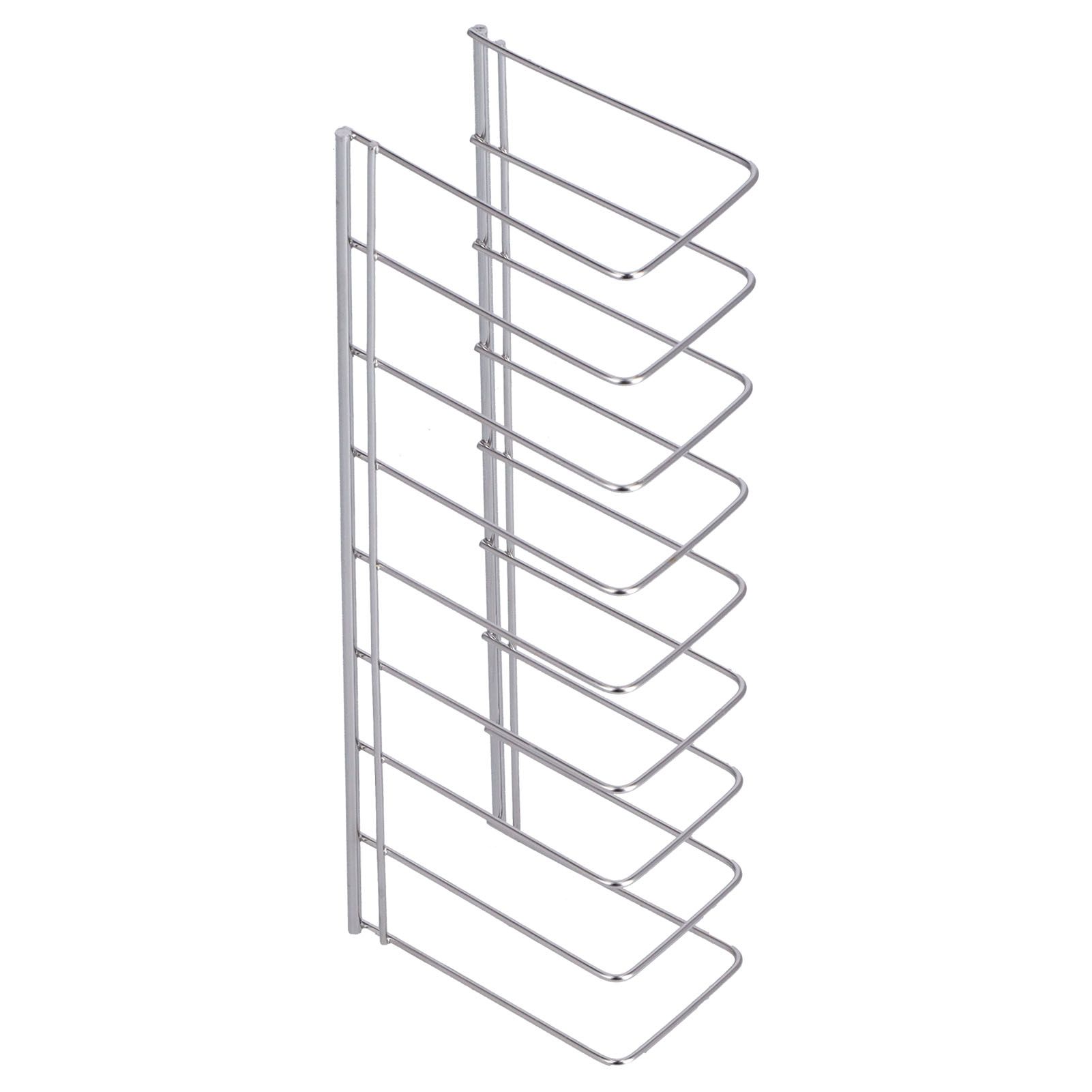 Kitchen Organizer Rack Multiple Use Dish Drying Rack for Plates Baking Pan Pot view 7