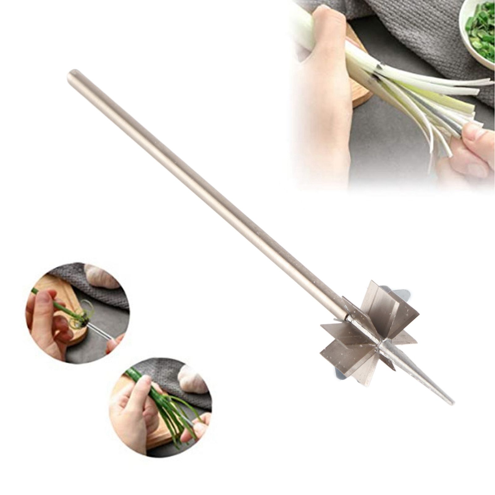 Stainless Steel Onion Knife Shred Silk The Knife for Cutting Vegetable Onions view 11