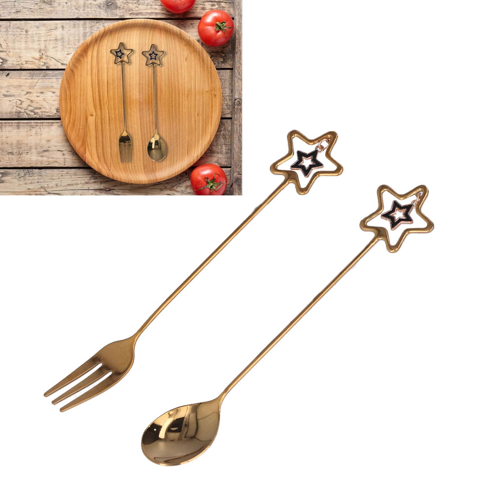Innovative Pendant Spoon Multipurpose Stirring Dessert Fork for Wedding view 11
