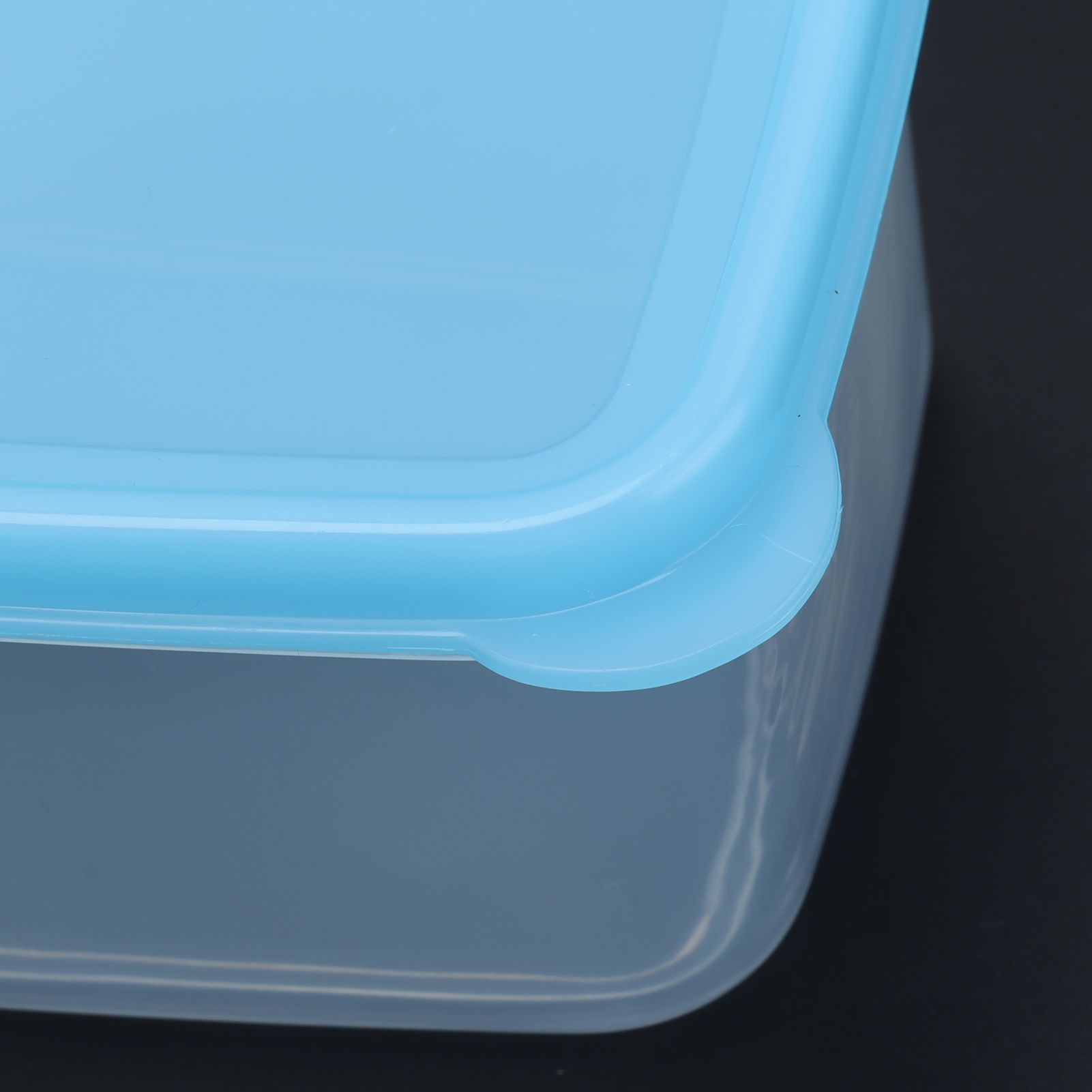 5Pcs Small Food Container Blue Heat Resistant Reusable Mini Airtight view 14