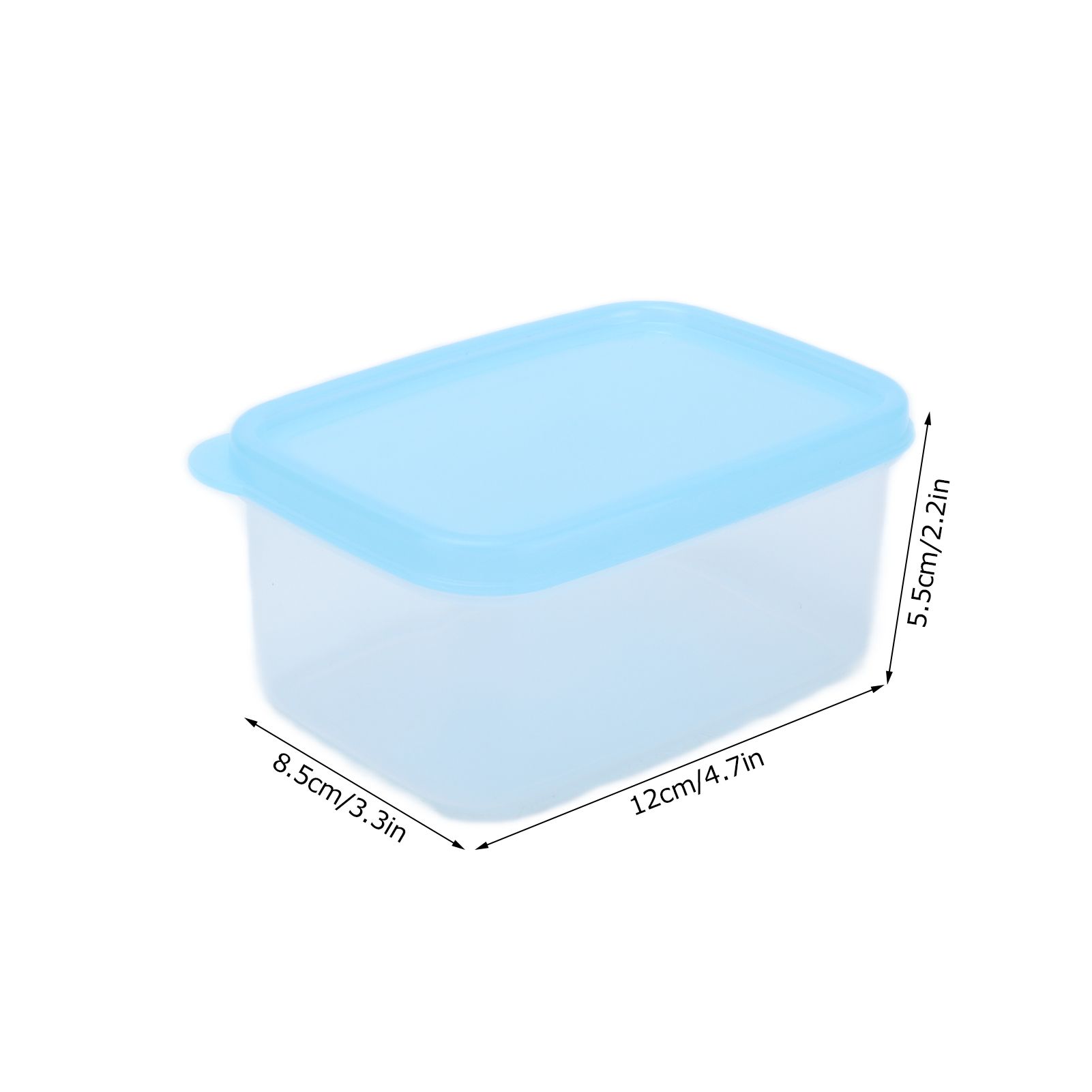 5Pcs Small Food Container Blue Heat Resistant Reusable Mini Airtight view 15