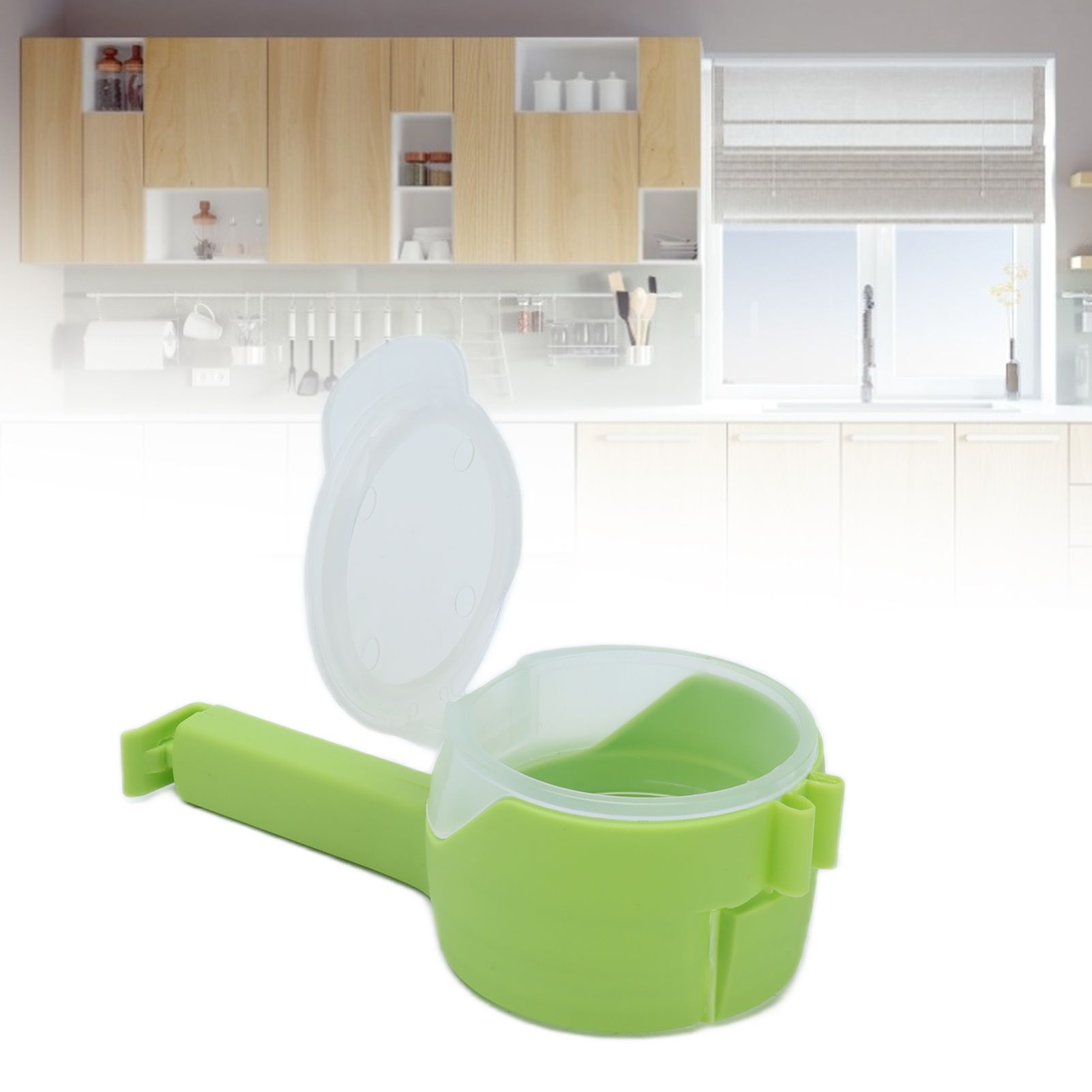 Food Storage Bag Seal Clips Plastic Non Toxic Sealing Clips with Pour Spout view 11