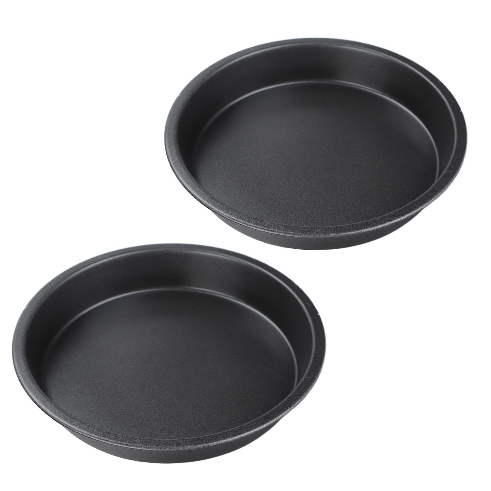 2Pcs Non Stick Pizza Pan Deep Thickened Carbon Steel Baking Pan for Kitchen view 3