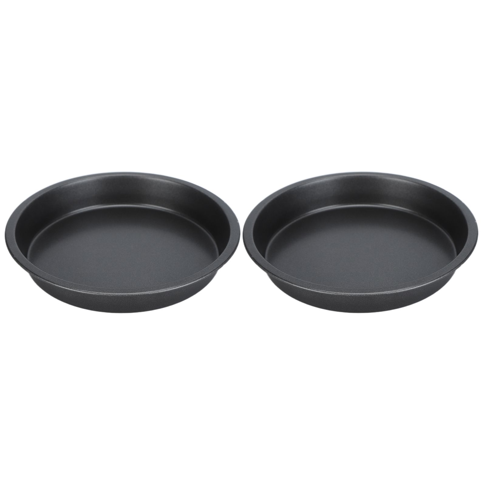 2Pcs Non Stick Pizza Pan Deep Thickened Carbon Steel Baking Pan for Kitchen view 4
