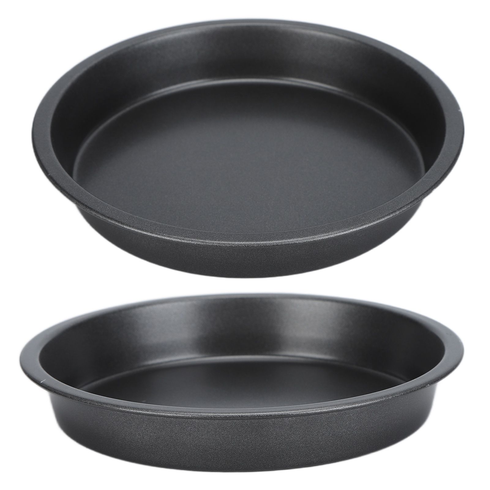 2Pcs Non Stick Pizza Pan Deep Thickened Carbon Steel Baking Pan for Kitchen view 9