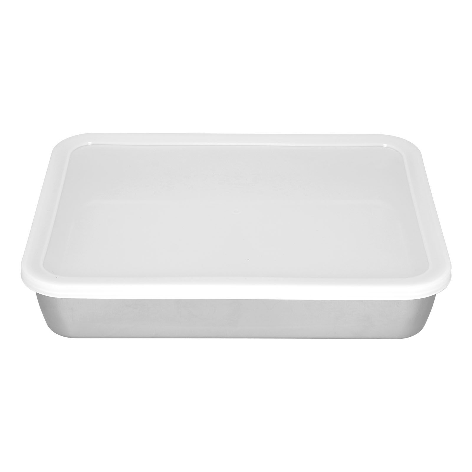 Stainless Steel Baking Tray Deep Flat Non Stick Baking Pan Food Storage Box