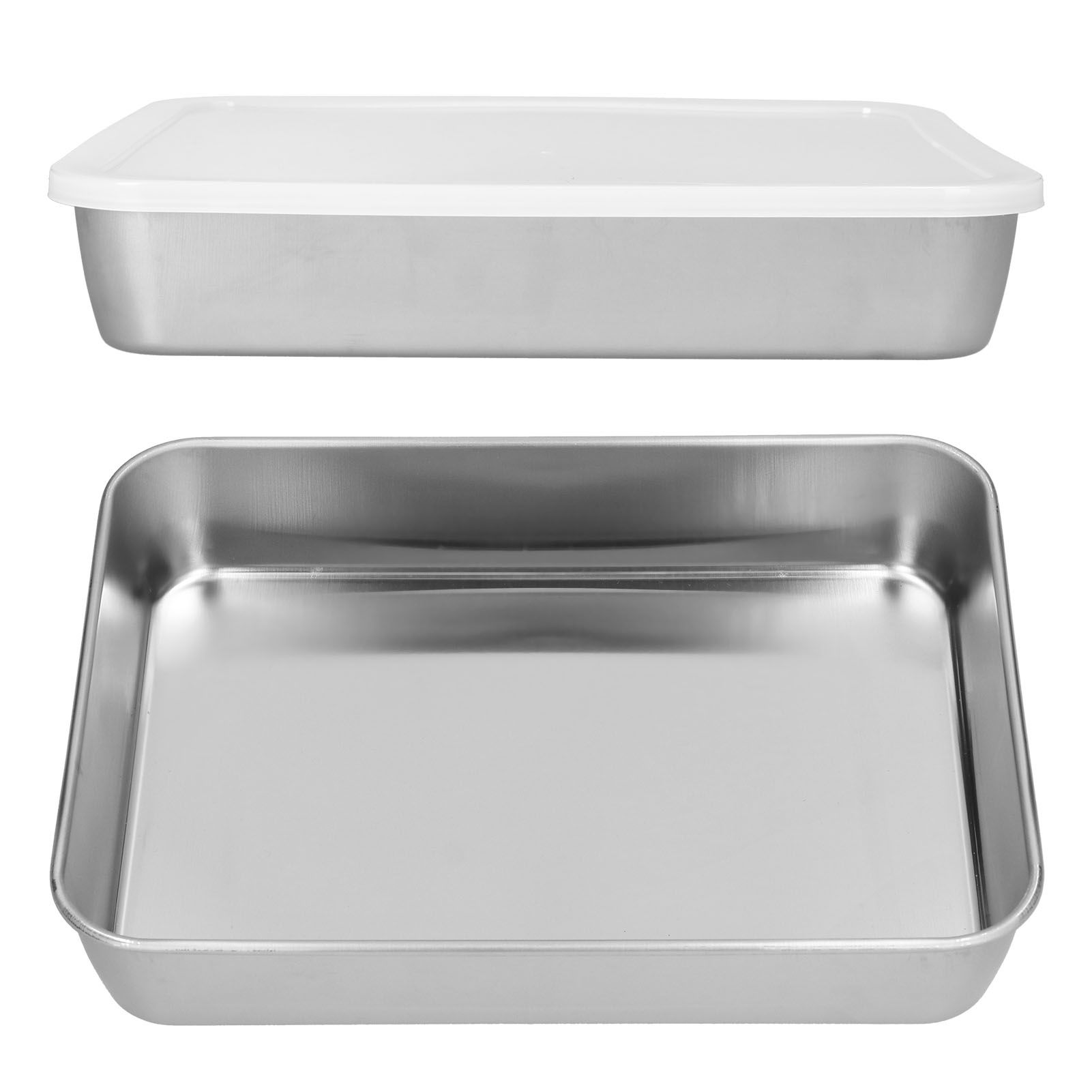 Stainless Steel Baking Tray Deep Flat Non Stick Baking Pan Food Storage Box view 7