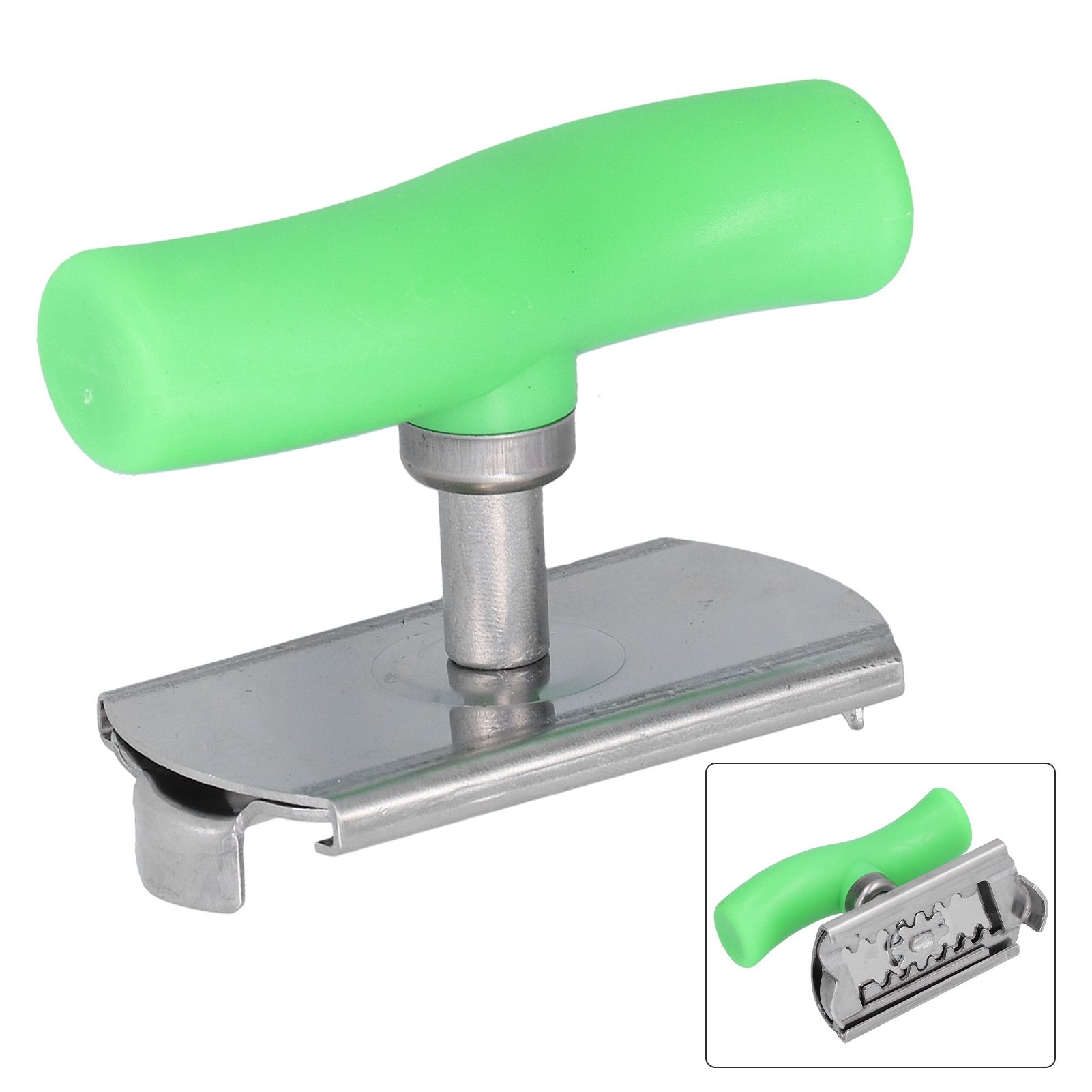 Stainless Steel Can Opener Portable Manual Bottle Opener with Ergonomic Handle view 9