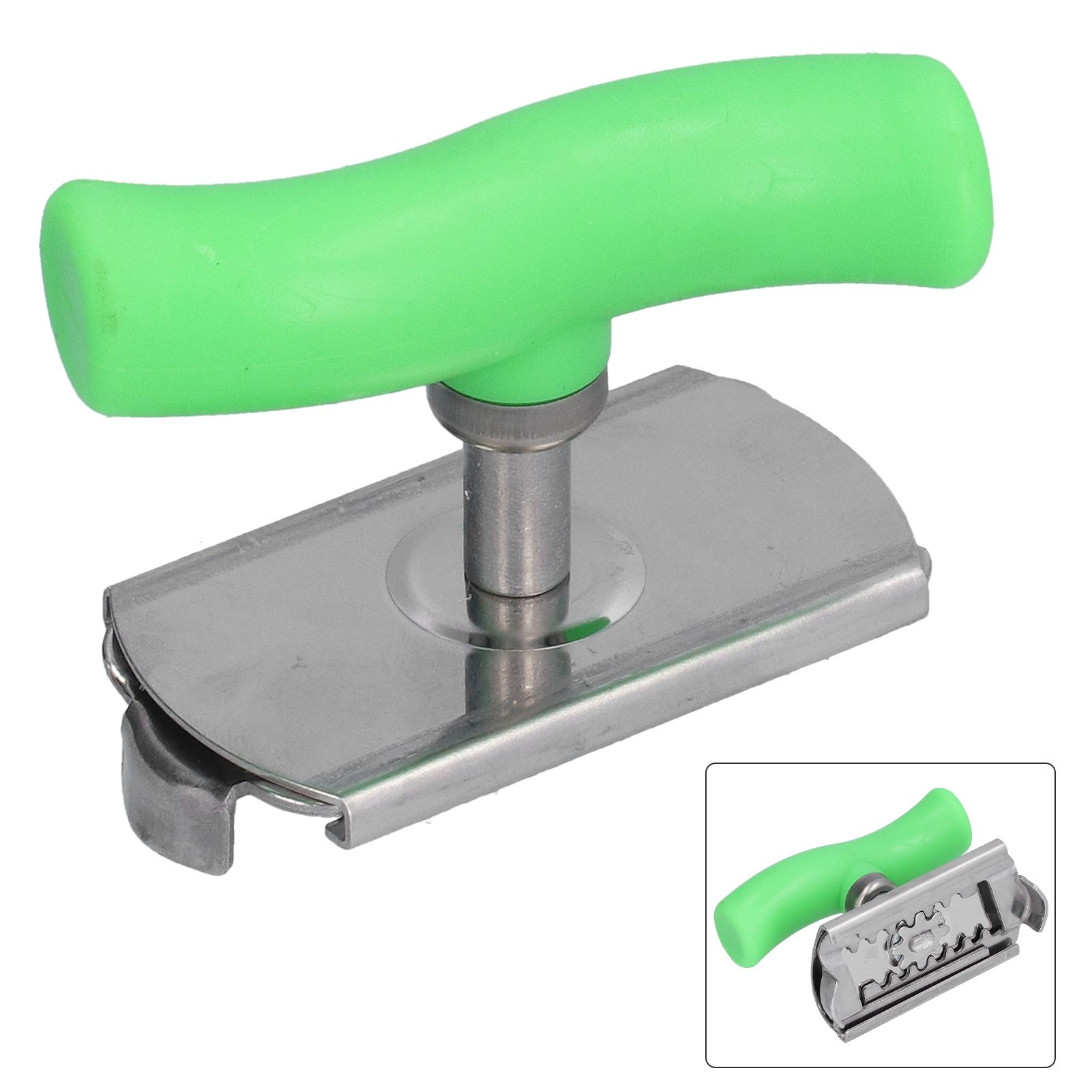Stainless Steel Can Opener Portable Manual Bottle Opener with Ergonomic Handle view 10