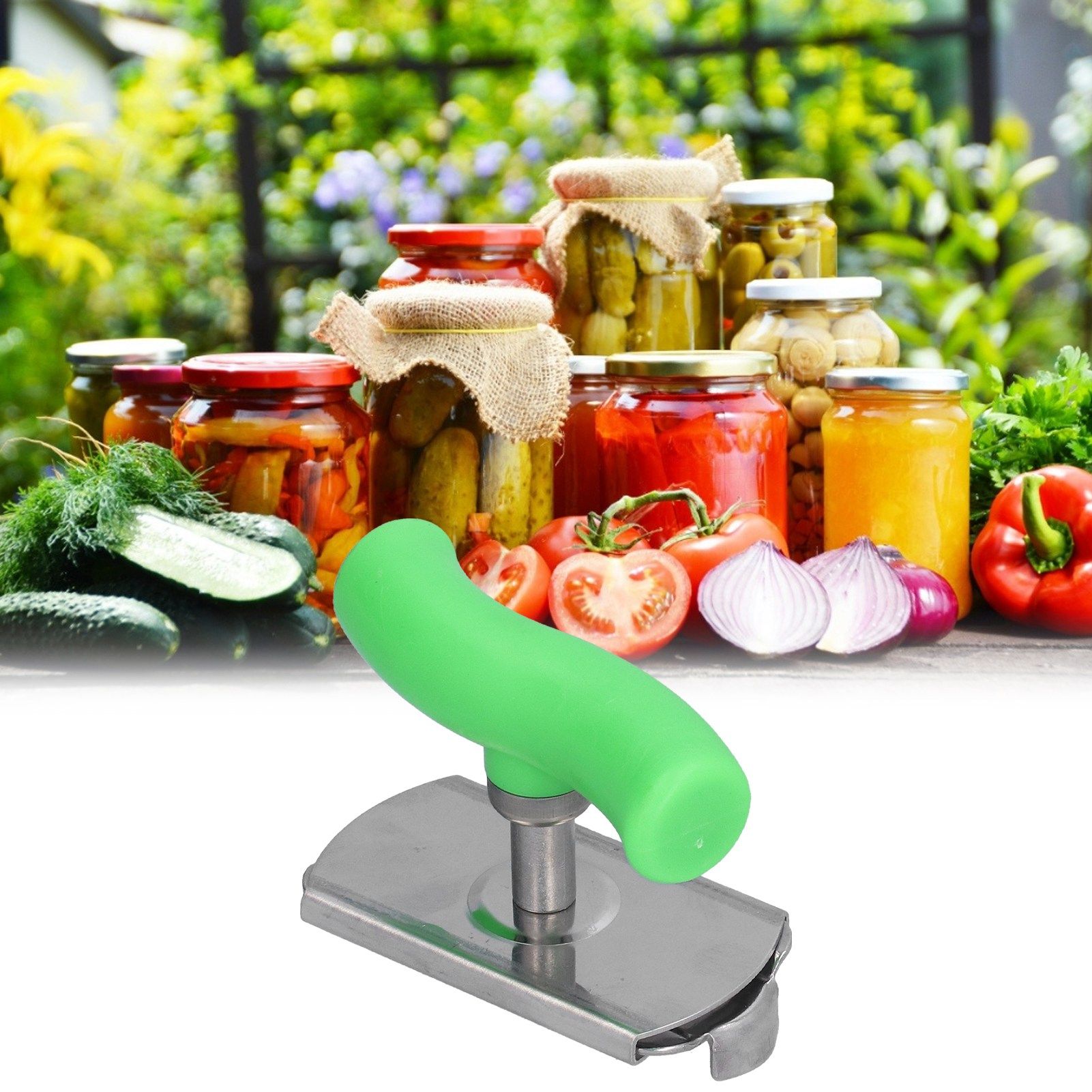 Stainless Steel Can Opener Portable Manual Bottle Opener with Ergonomic Handle view 12