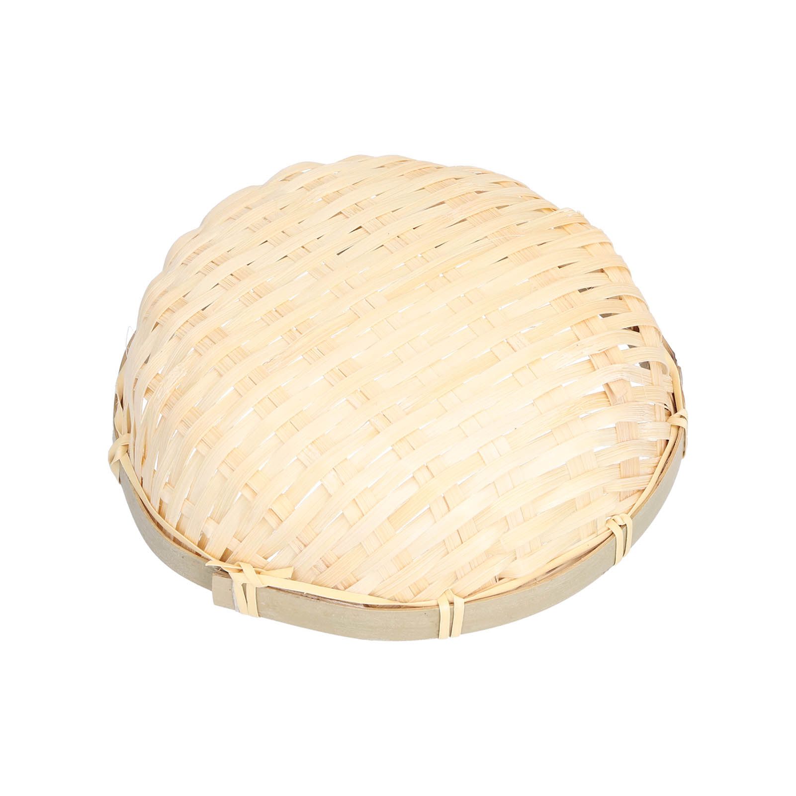 Fruit Basket Hand Woven Bamboo Mini Multifunctional Sturdy Serving Basket Tray view 10