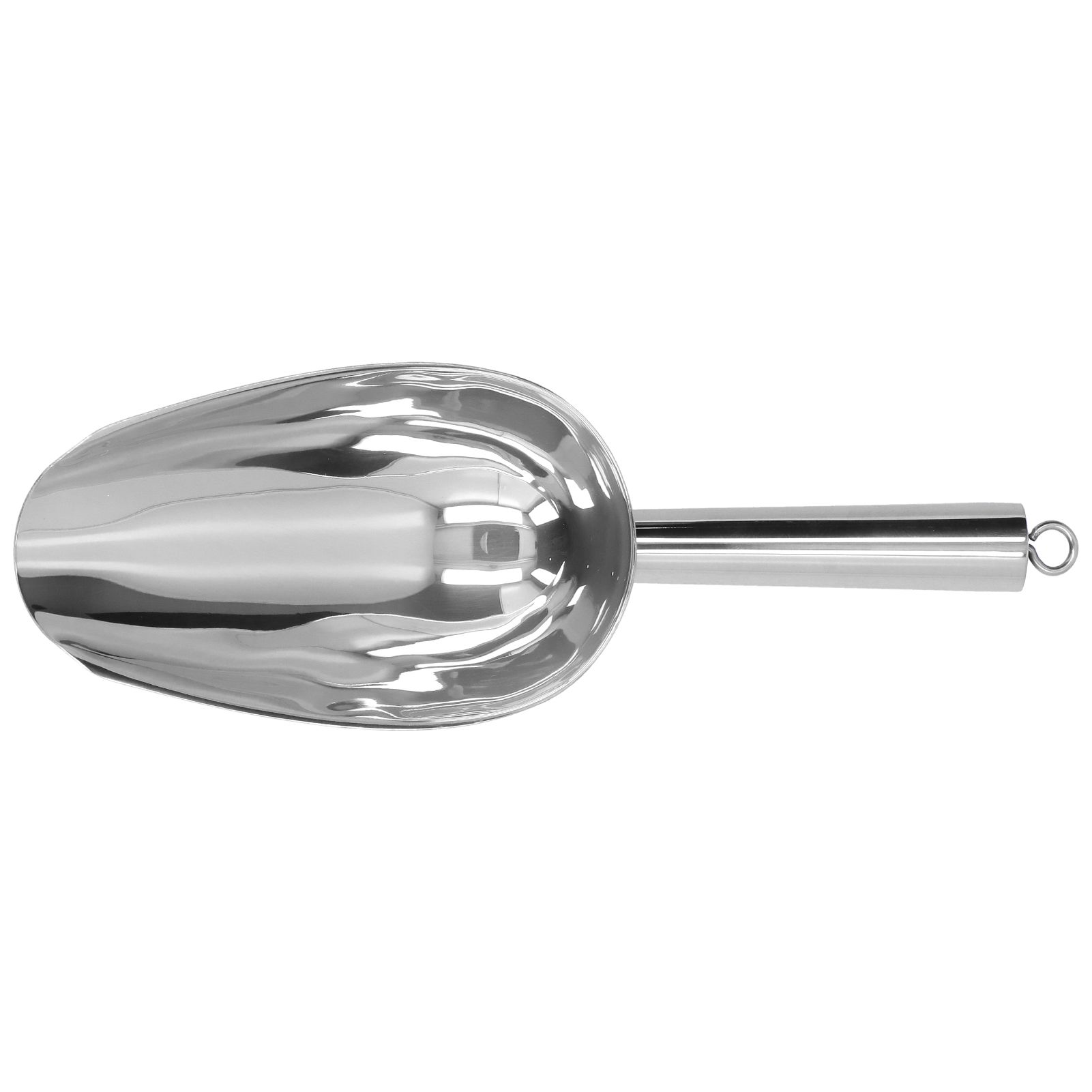 Ice Scooper Stainless Steel U Shaped Sturdy Food Grade Ice Bucket Scoop for view 2