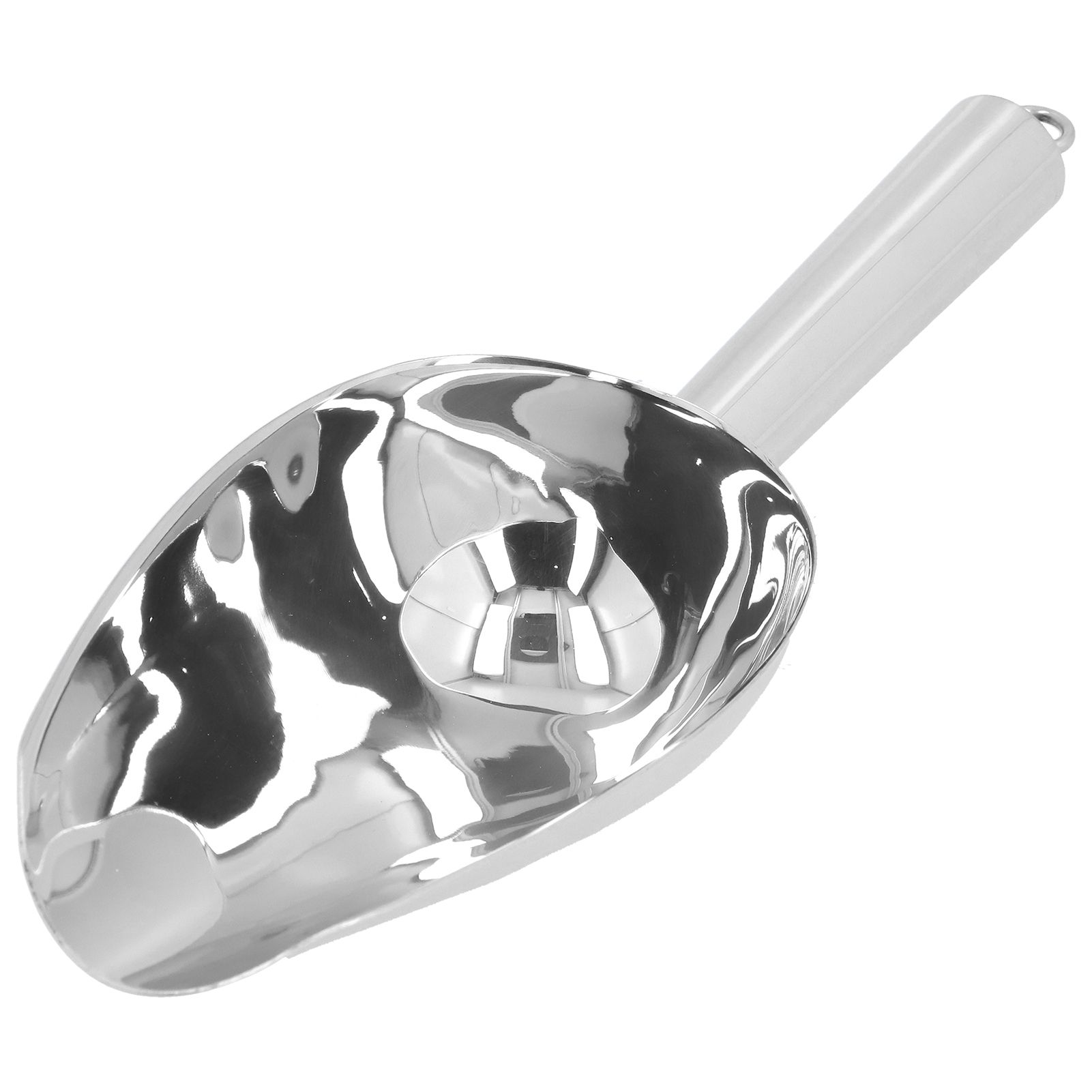 Ice Scooper Stainless Steel U Shaped Sturdy Food Grade Ice Bucket Scoop for view 5