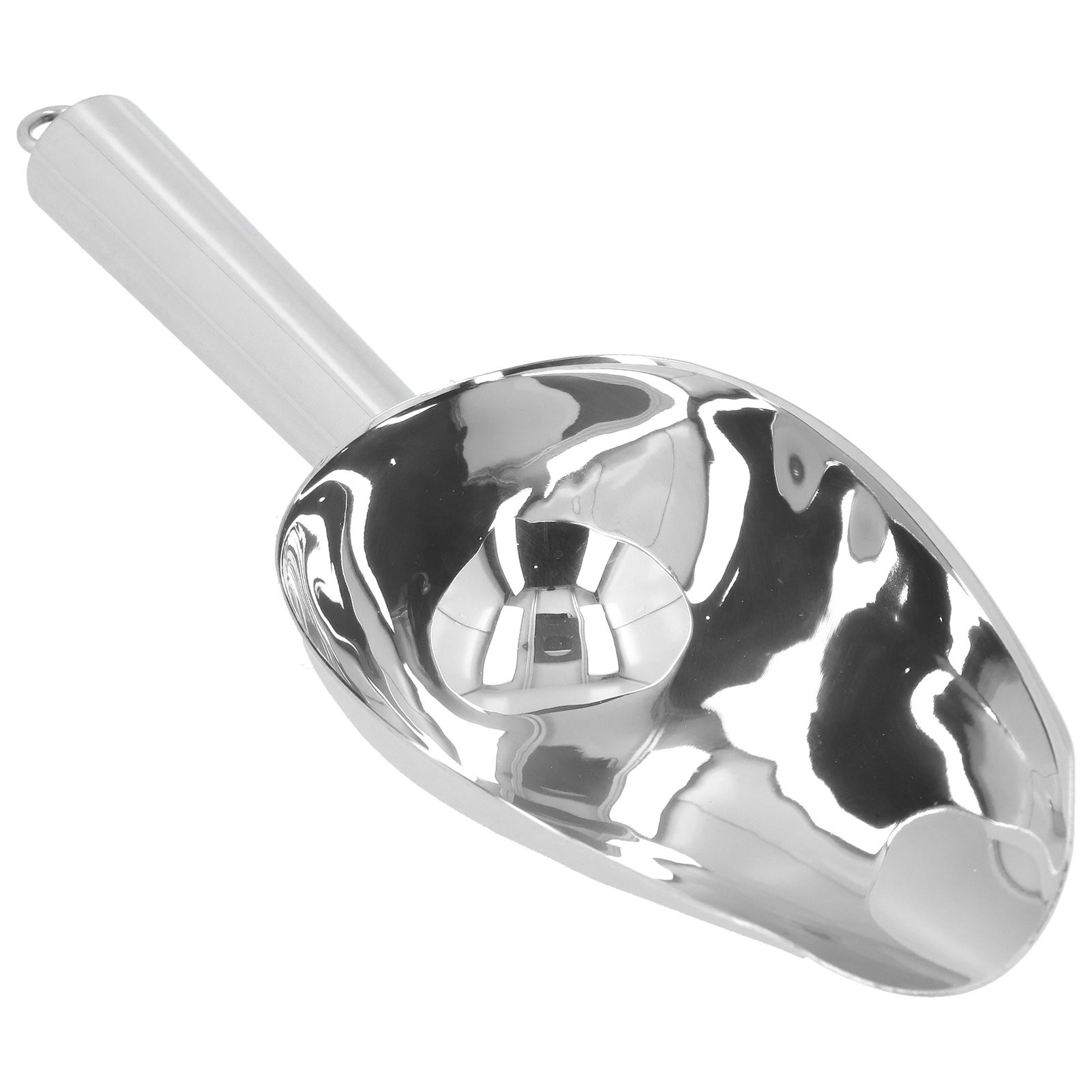 Ice Scooper Stainless Steel U Shaped Sturdy Food Grade Ice Bucket Scoop for view 6