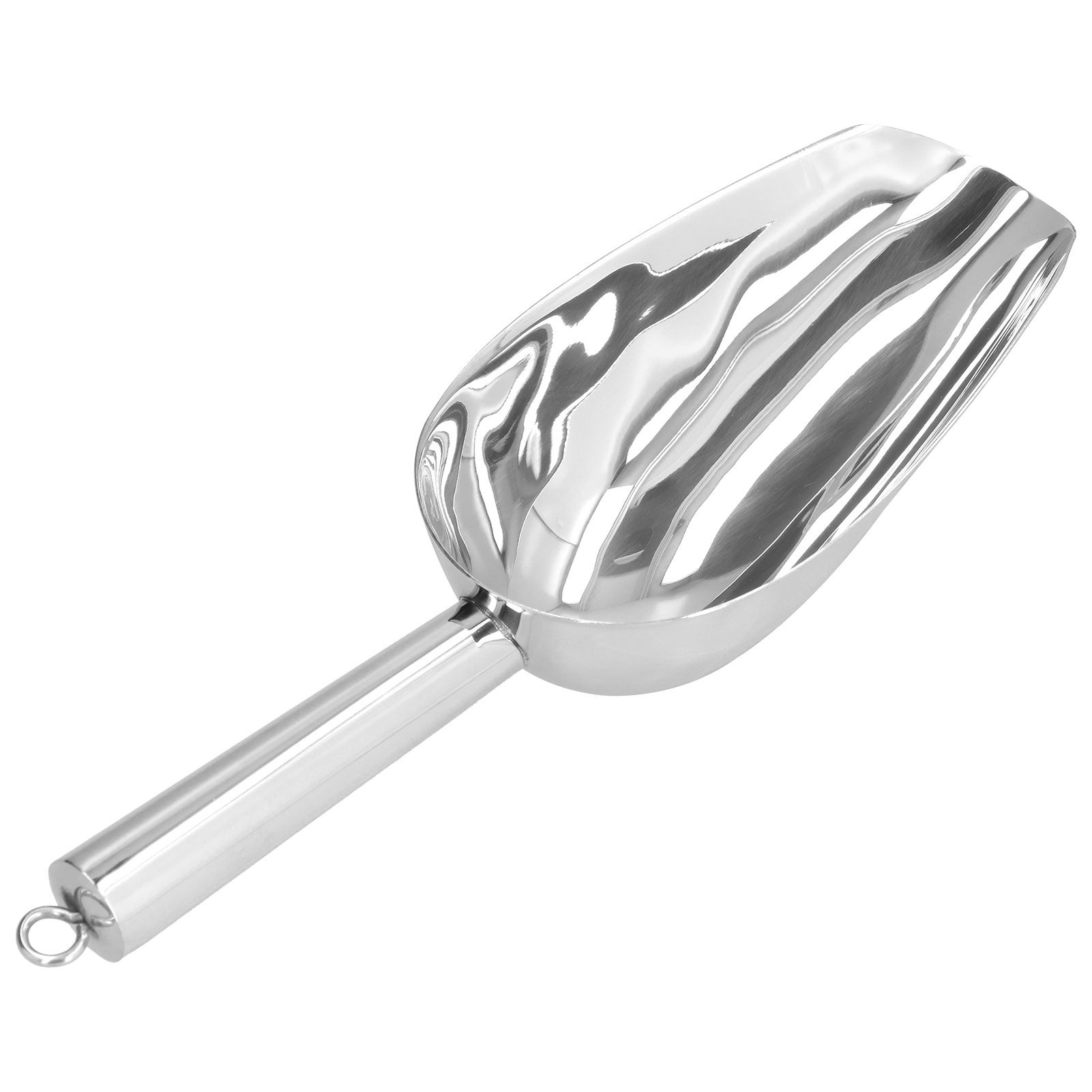 Ice Scooper Stainless Steel U Shaped Sturdy Food Grade Ice Bucket Scoop for view 7