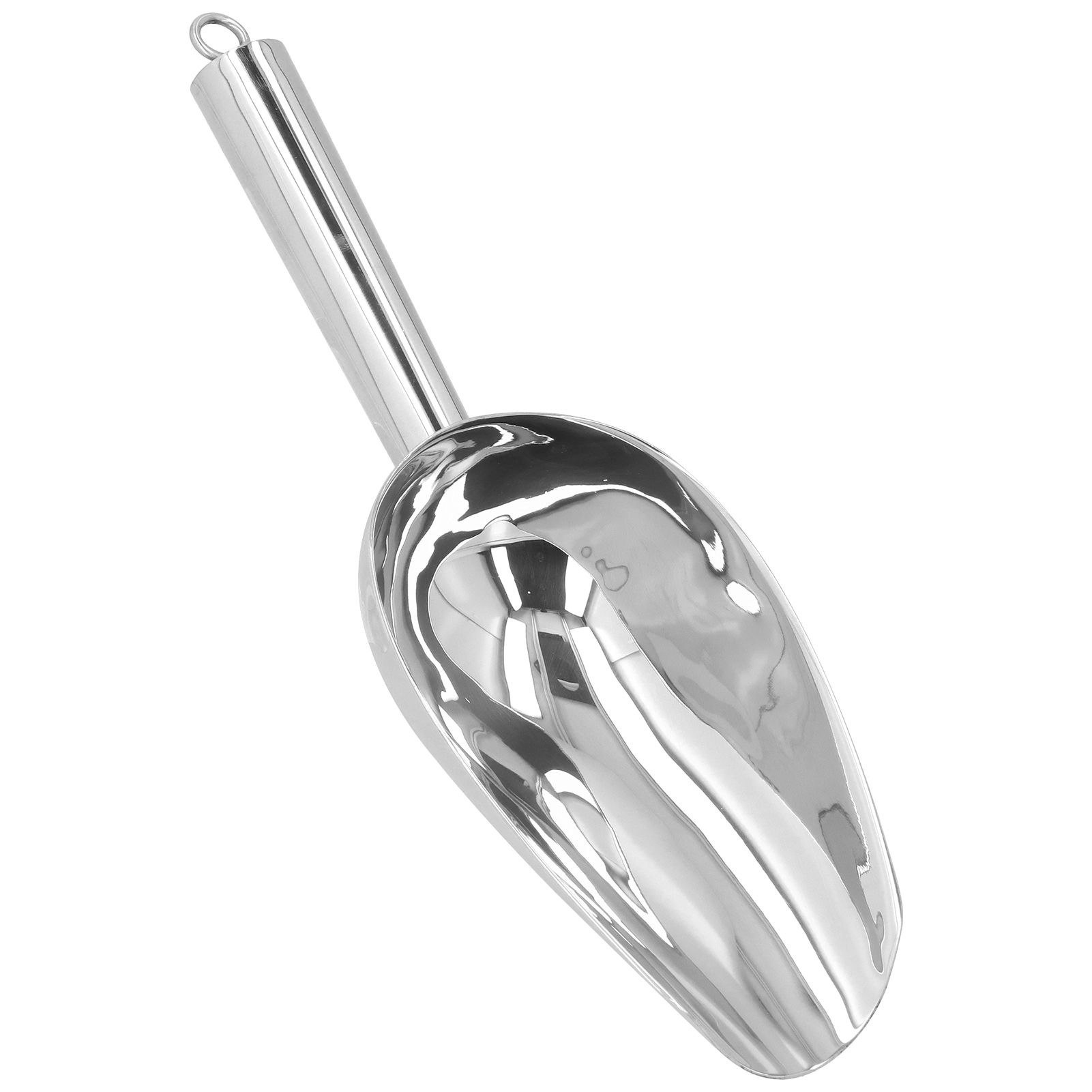 Ice Scooper Stainless Steel U Shaped Sturdy Food Grade Ice Bucket Scoop for view 9