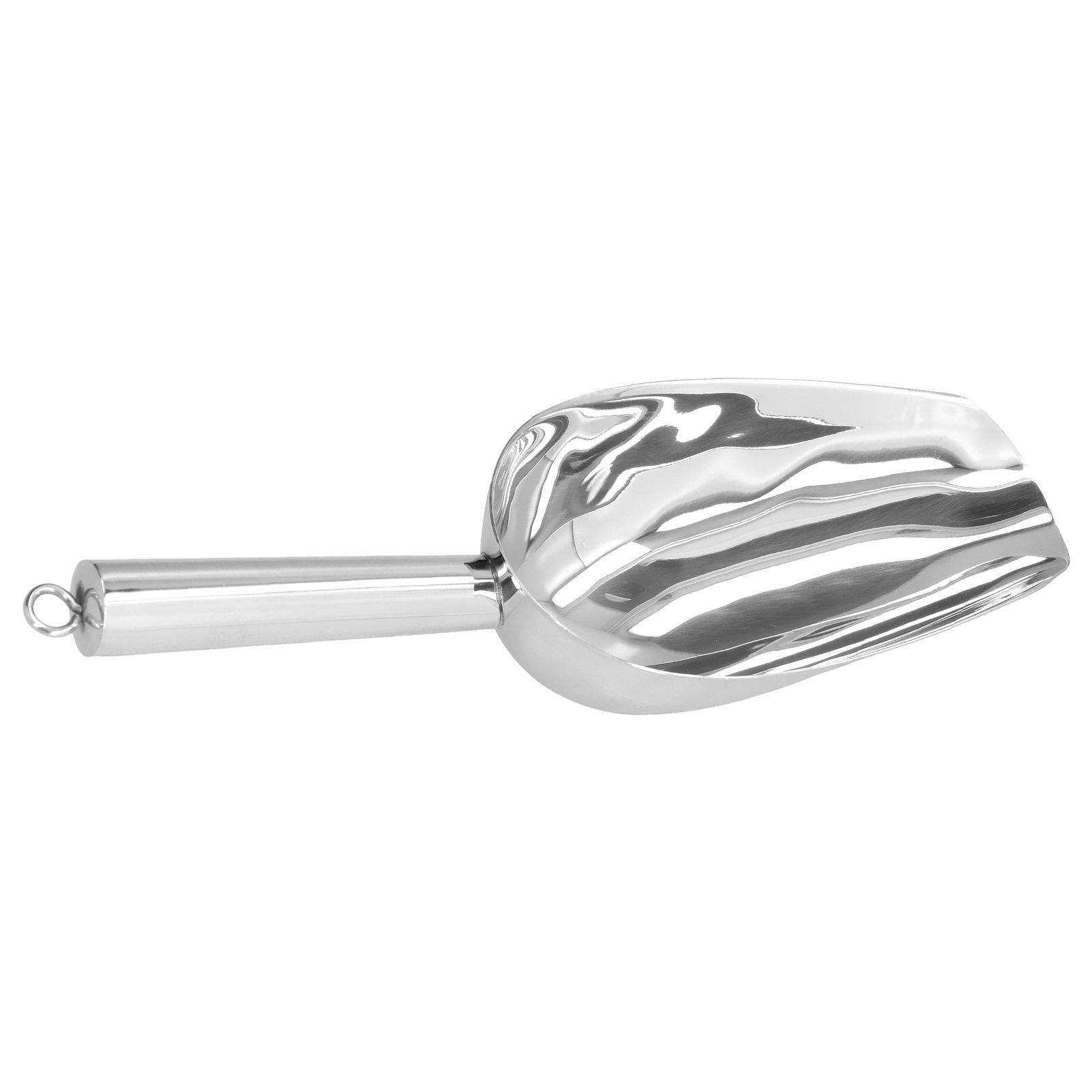 Ice Scooper Stainless Steel U Shaped Sturdy Food Grade Ice Bucket Scoop for view 10
