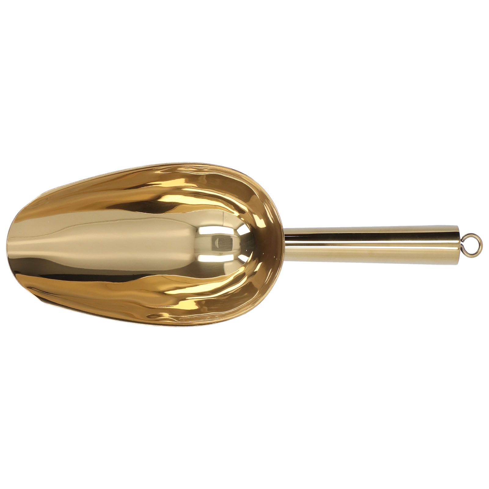 Ice Scooper Stainless Steel U Shaped Sturdy Food Grade Ice Bucket Scoop for view 2