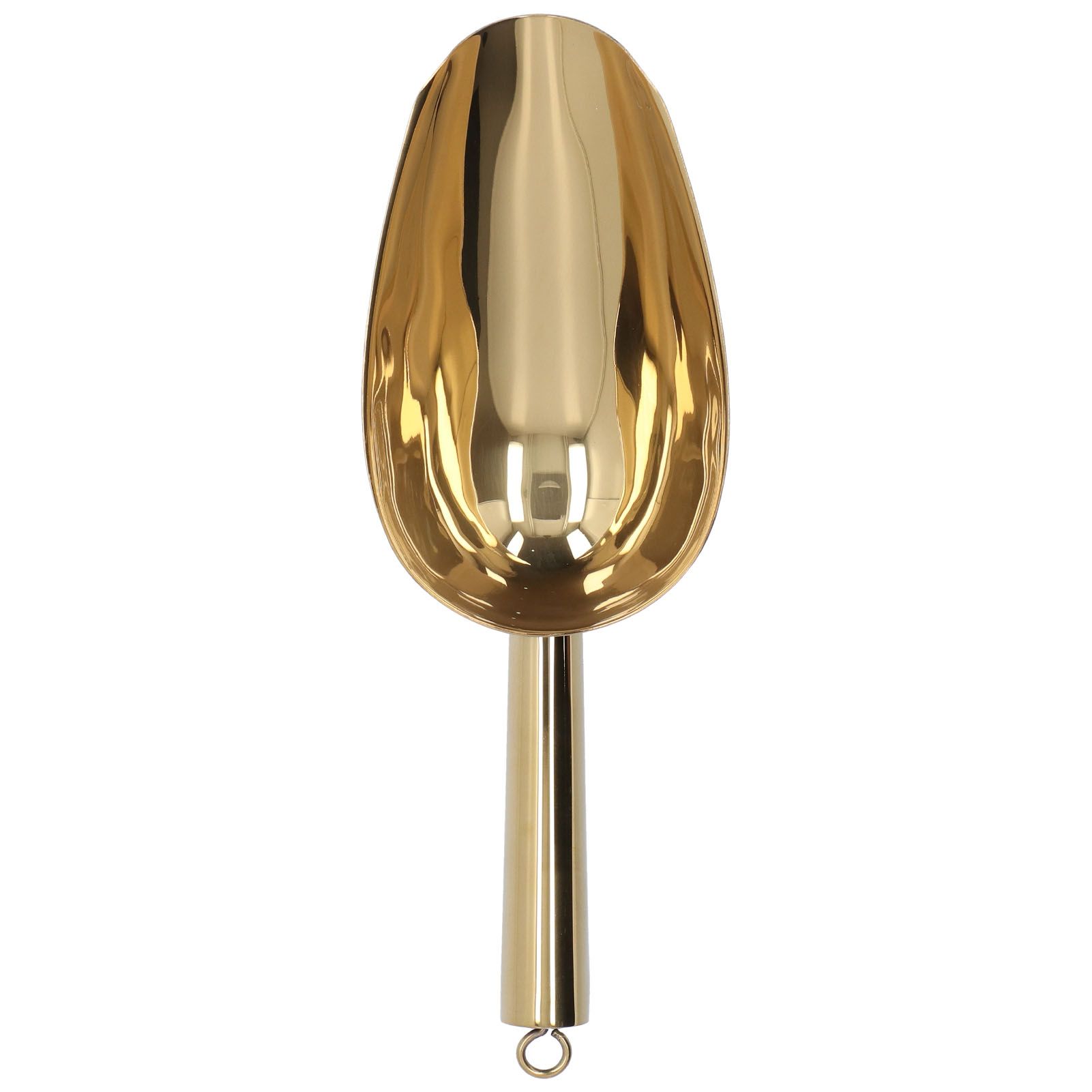 Ice Scooper Stainless Steel U Shaped Sturdy Food Grade Ice Bucket Scoop for view 4
