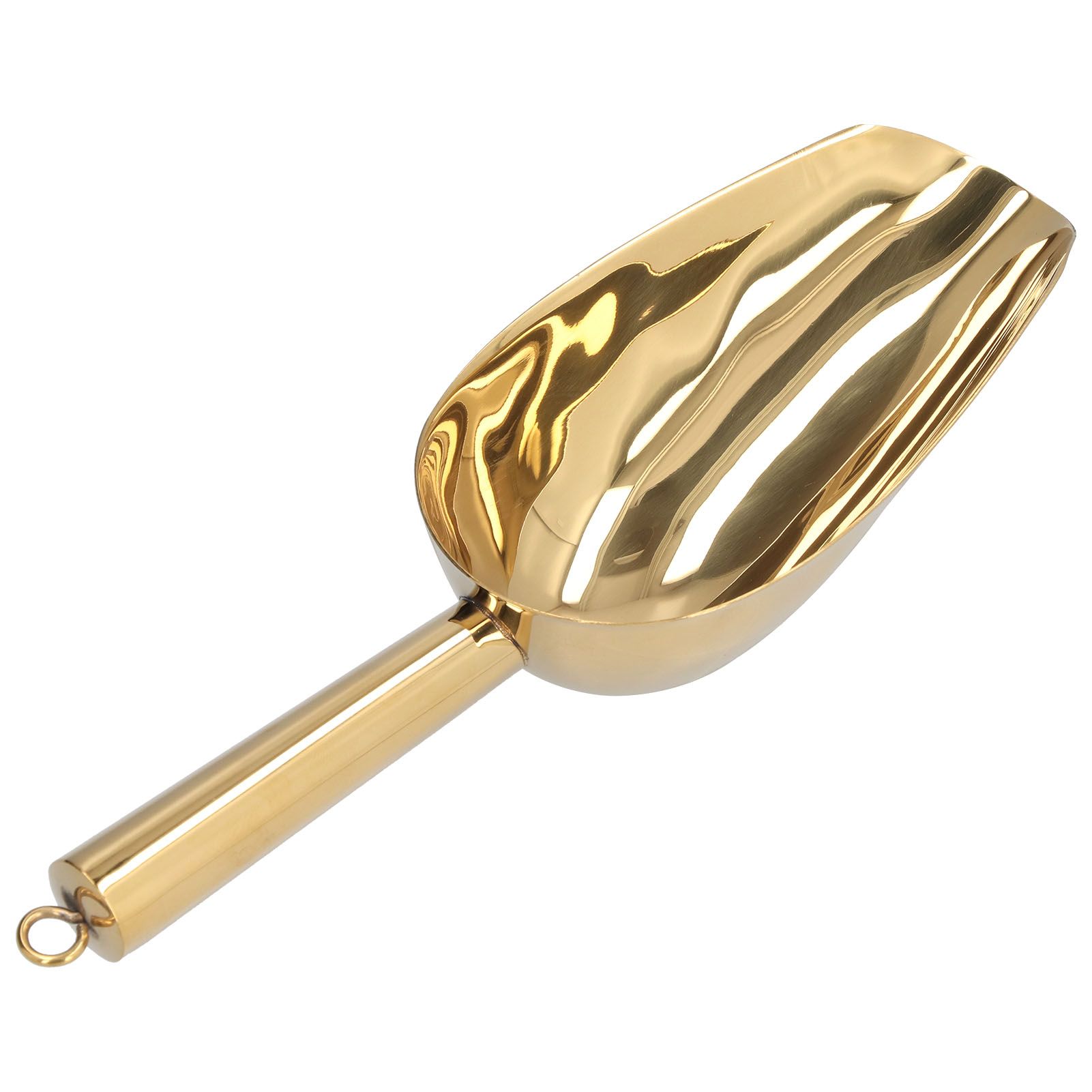Ice Scooper Stainless Steel U Shaped Sturdy Food Grade Ice Bucket Scoop for view 7