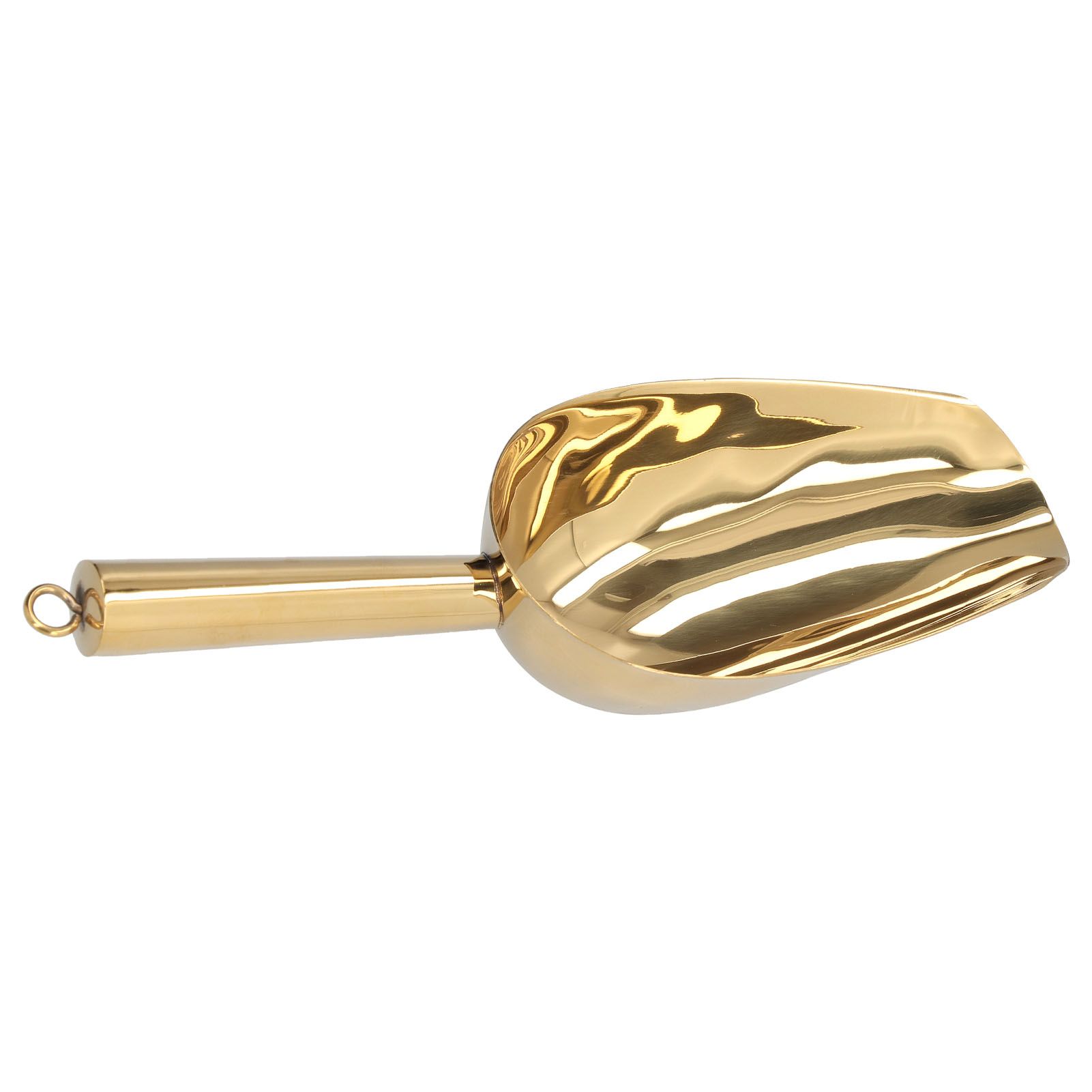 Ice Scooper Stainless Steel U Shaped Sturdy Food Grade Ice Bucket Scoop for view 10